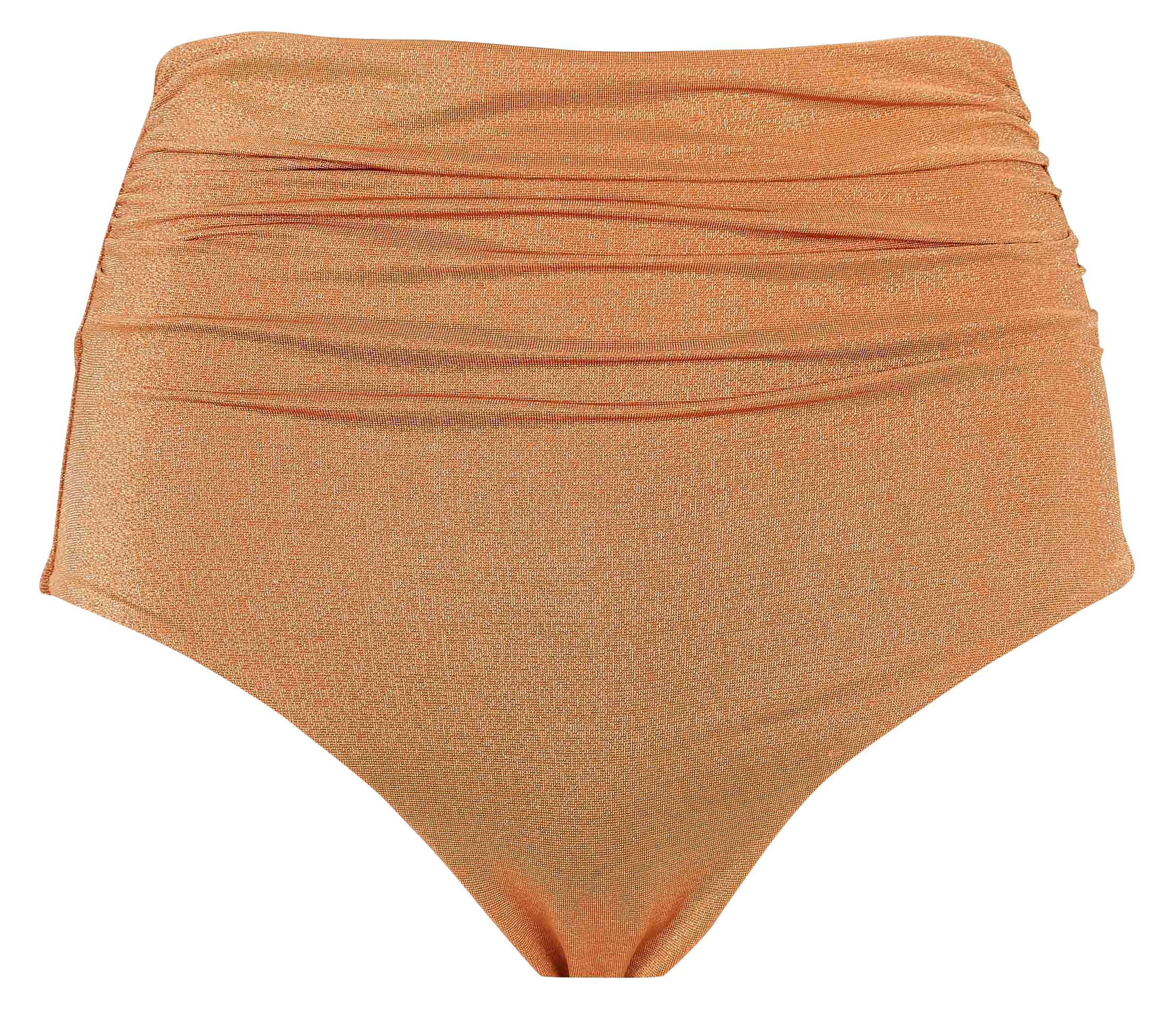 Metallic high-waisted bikini bottoms MAX MARA LEISURE Orange