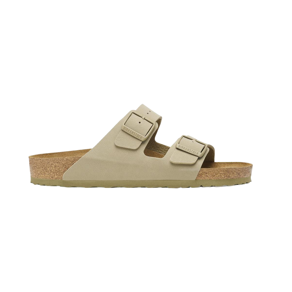 Faux leather sandals BIRKENSTOCK Green