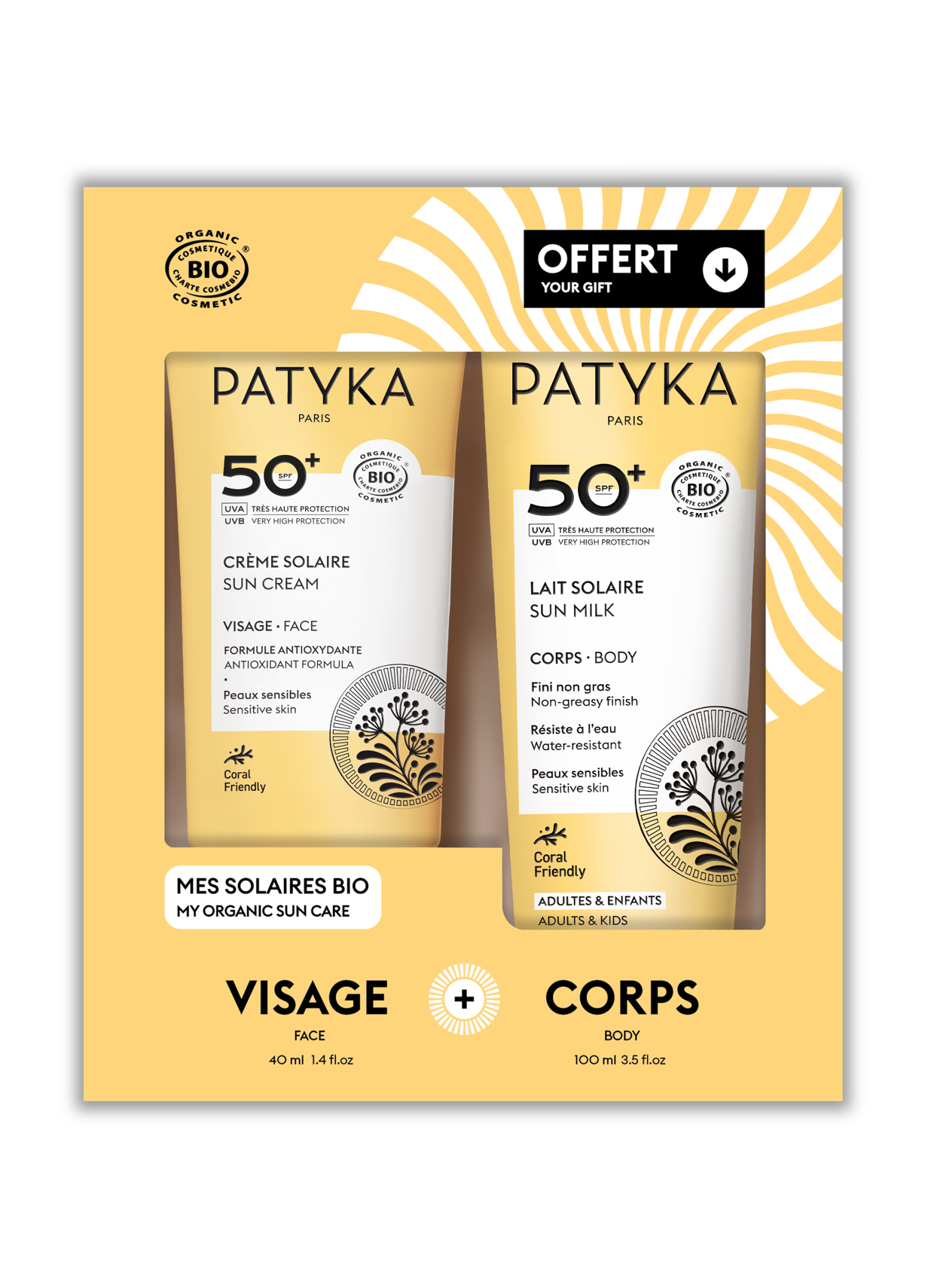 Mon Duo Solaire SPF 50+ PATYKA No color