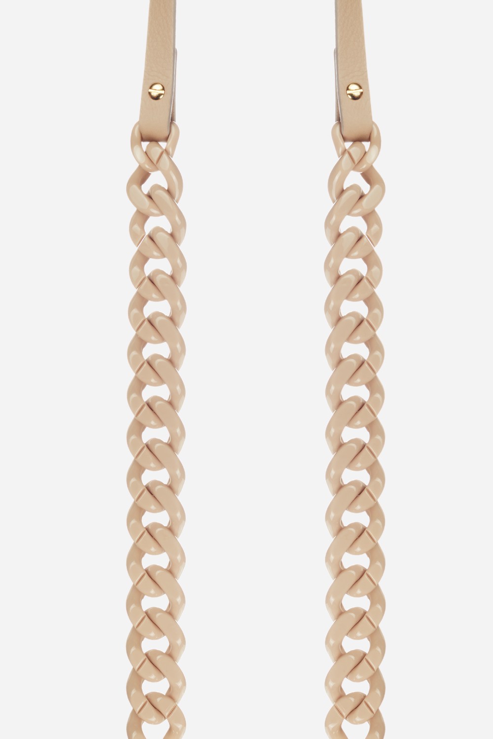 Resin phone chain LA COQUE FRANCAISE Beige