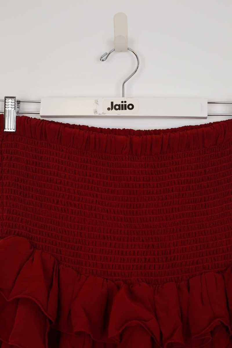 Silk mini-skirt ISABEL MARANT - Seconde Main Red
