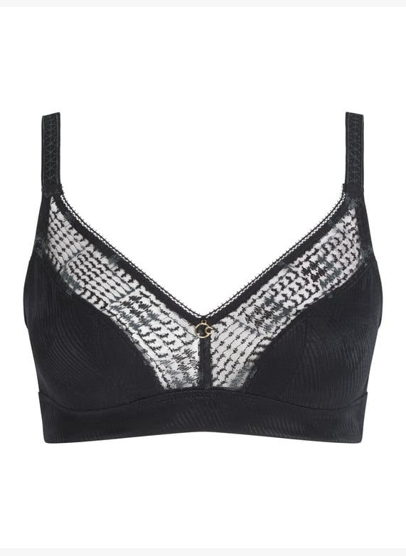 Non-wired support bra | Black by CHANTELLE Non-wired support bra Black