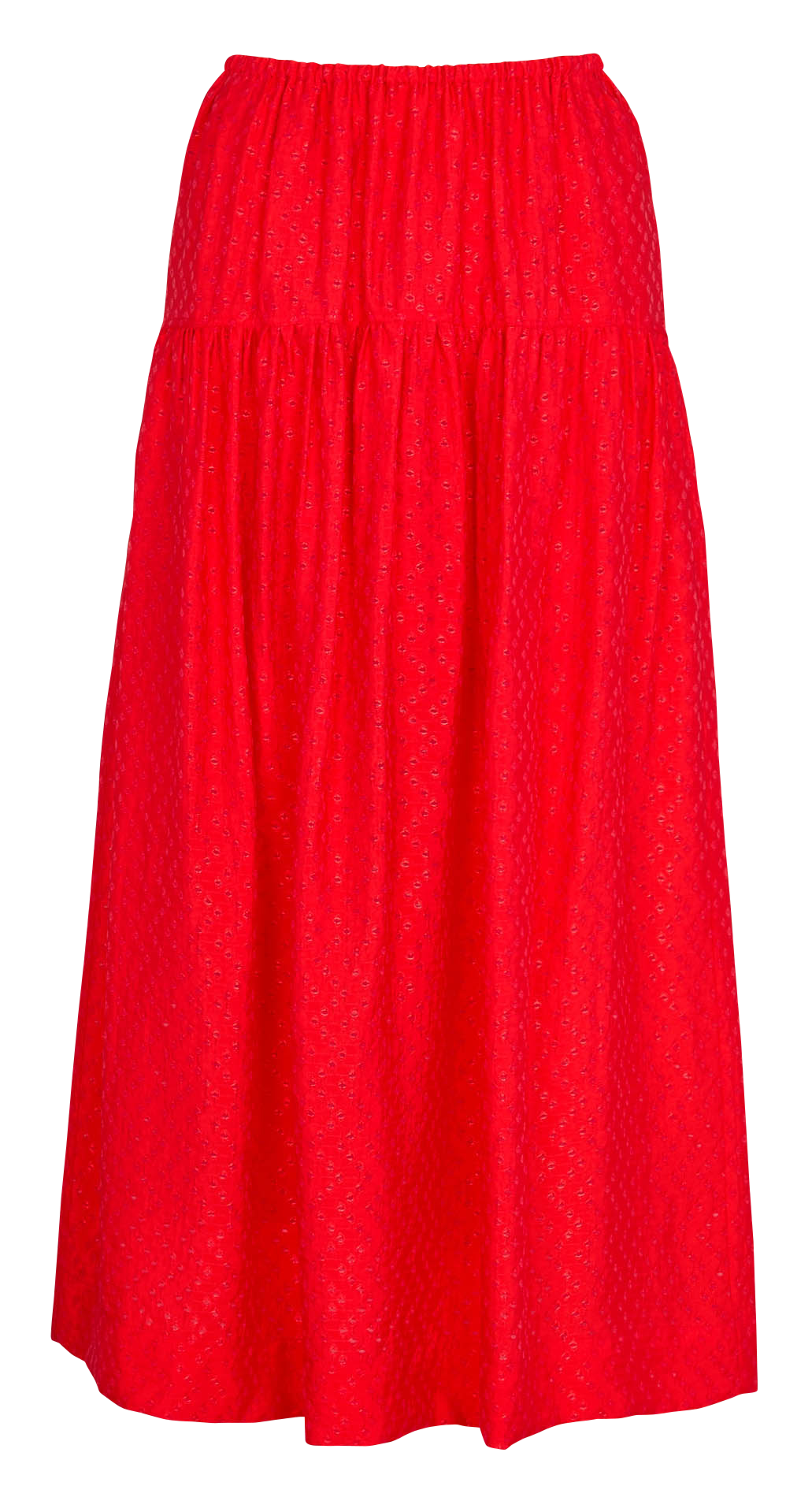 Jupe midi évasée ROSEANNA Rouge