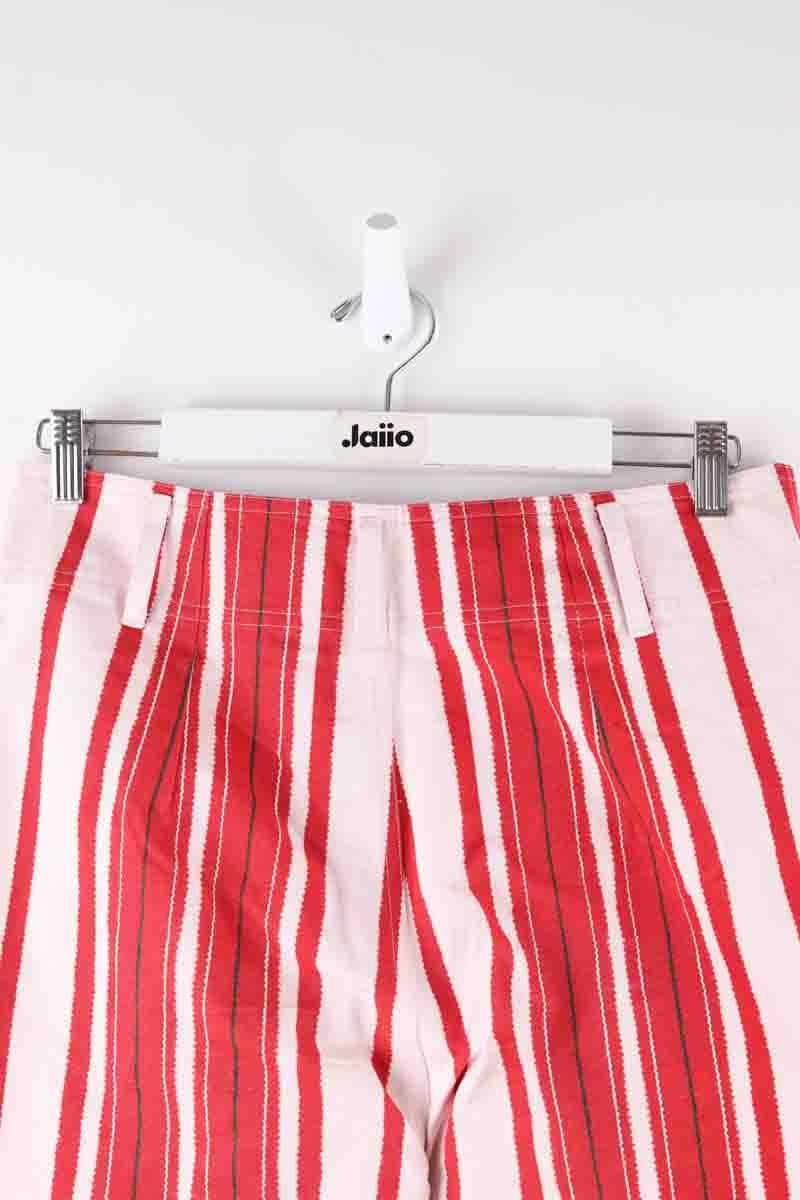 Wide cotton trousers  ISABEL MARANT - Seconde Main Red