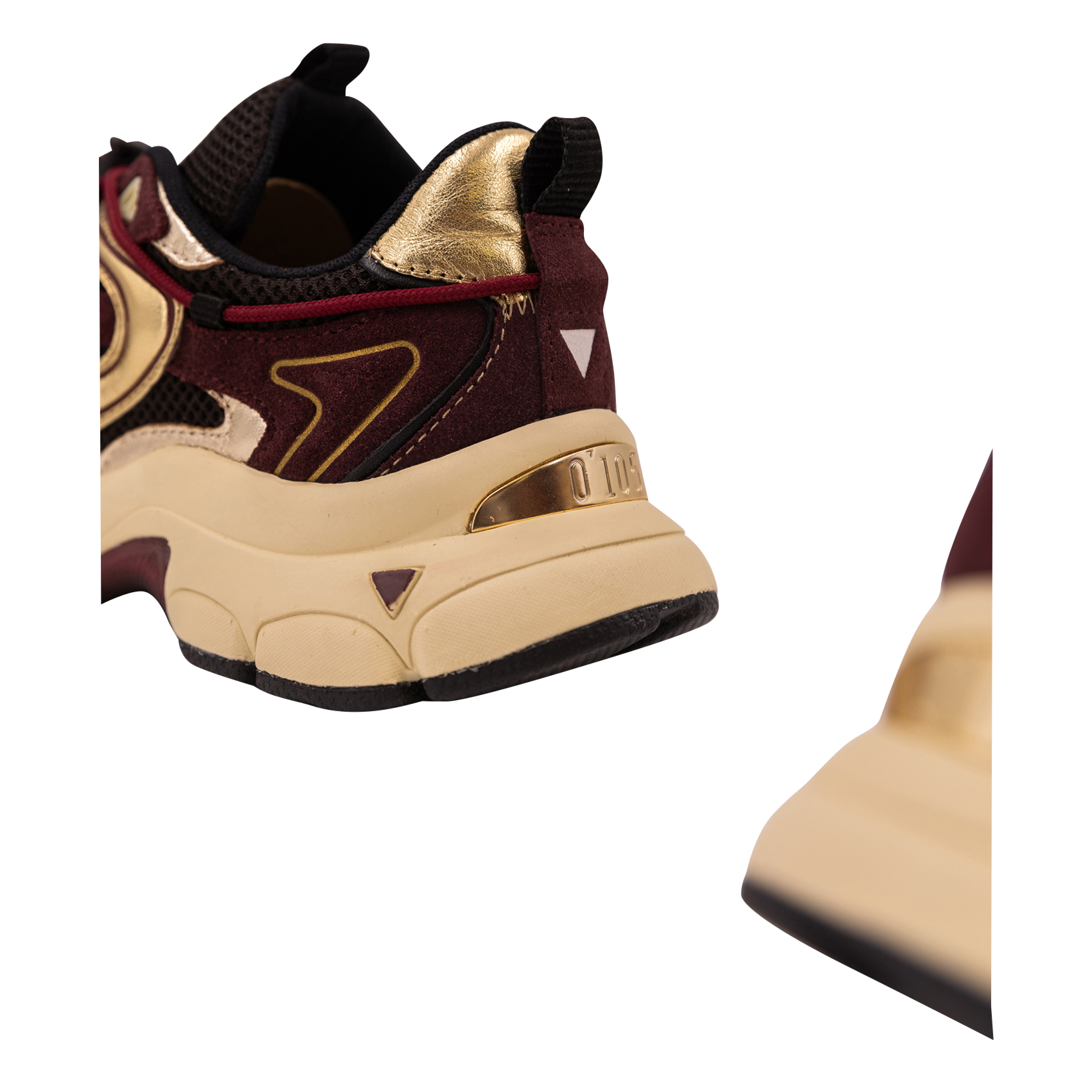 Baskets basses  0'105 Prune