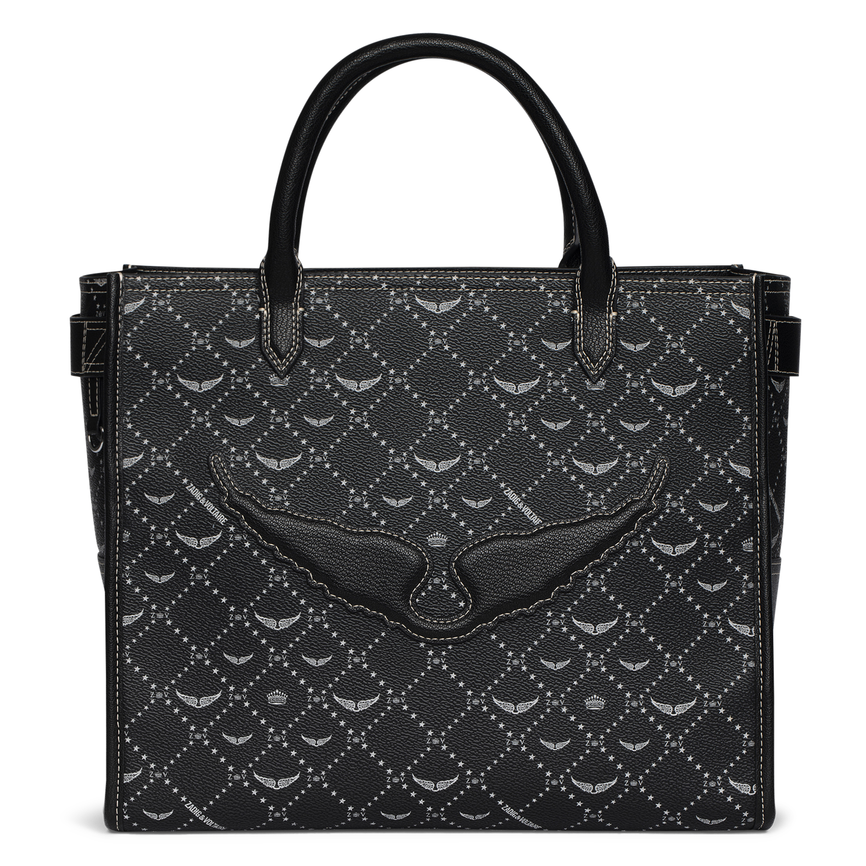 Shopper met monogram ZADIG&VOLTAIRE Zwart
