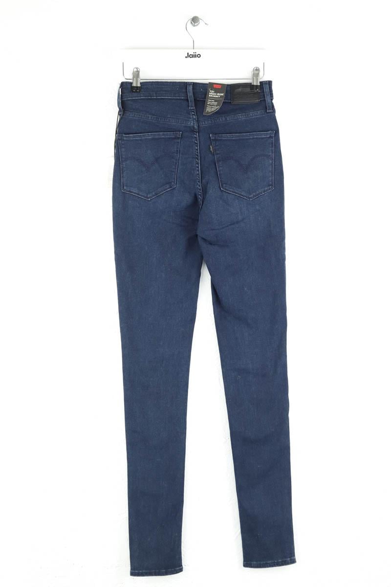 Cotton skinny jeans LEVI'S - Seconde main Blue