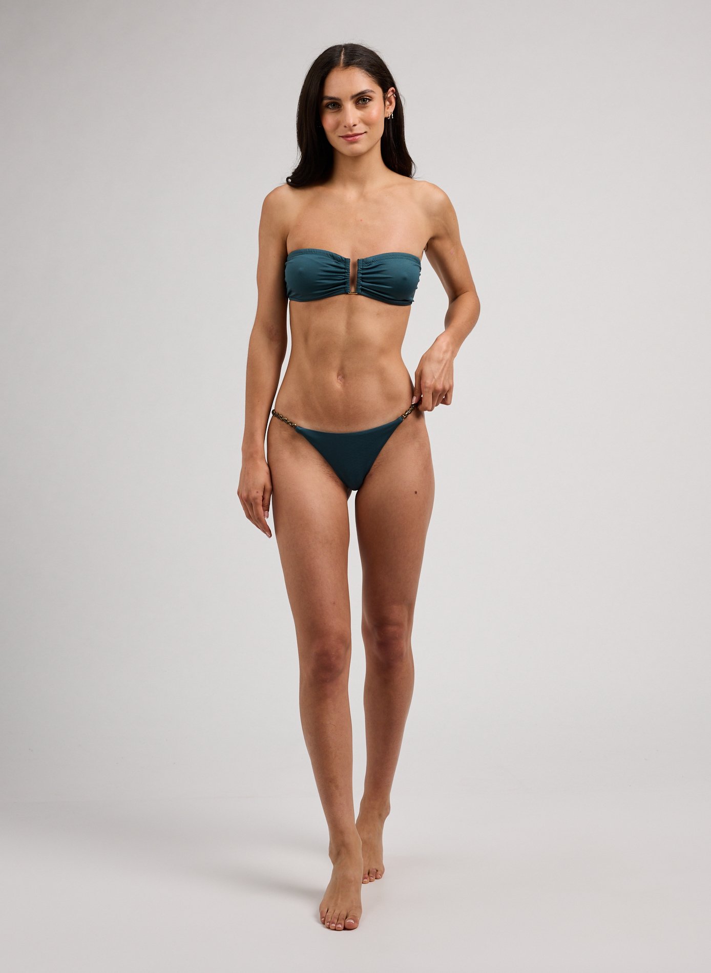 Bandeaubikini BELIZA Blauw