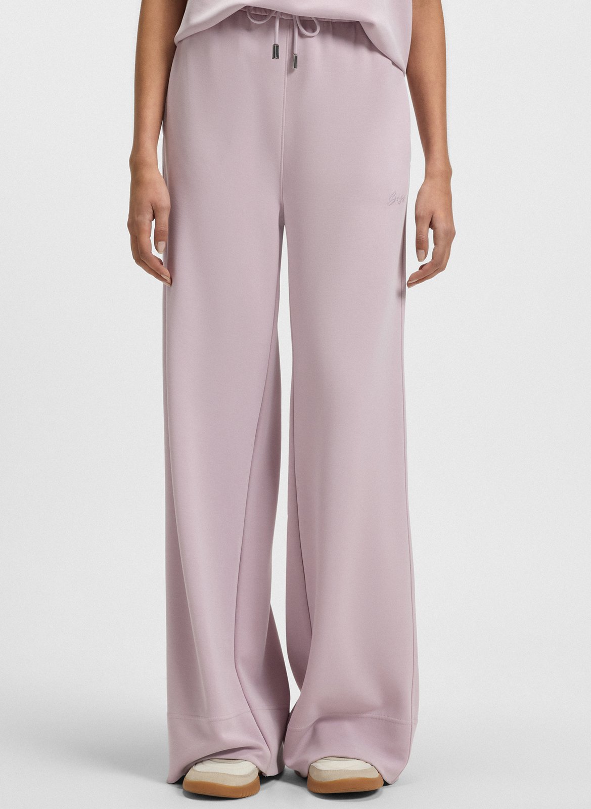 Pantalon large BOSS Violet