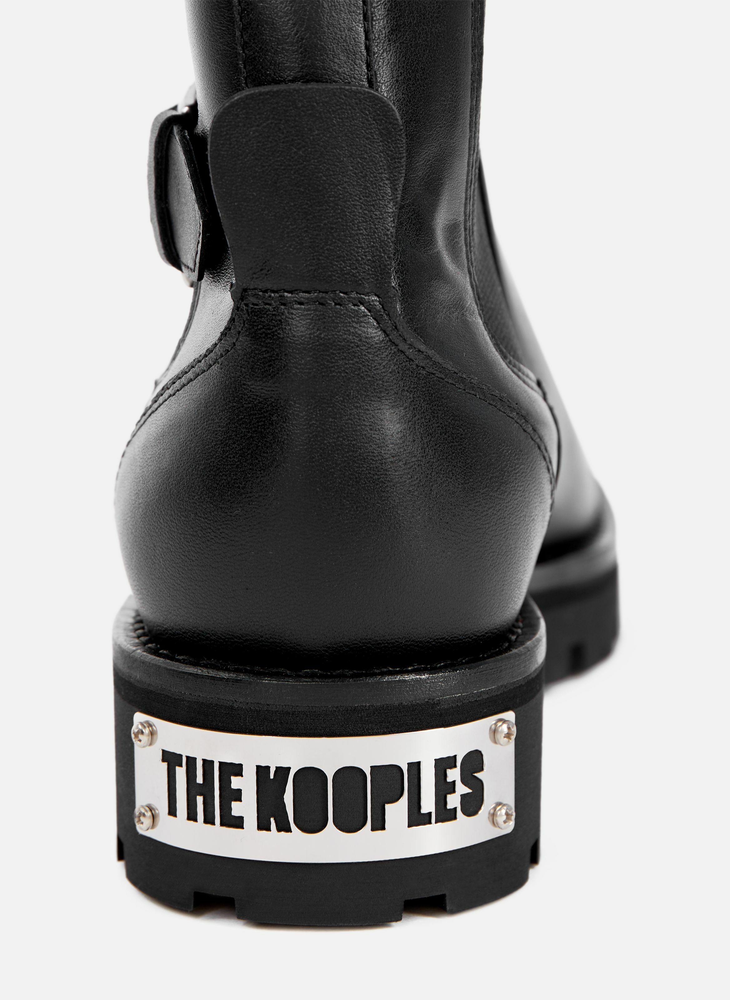 Leather Chelsea boots THE KOOPLES Black