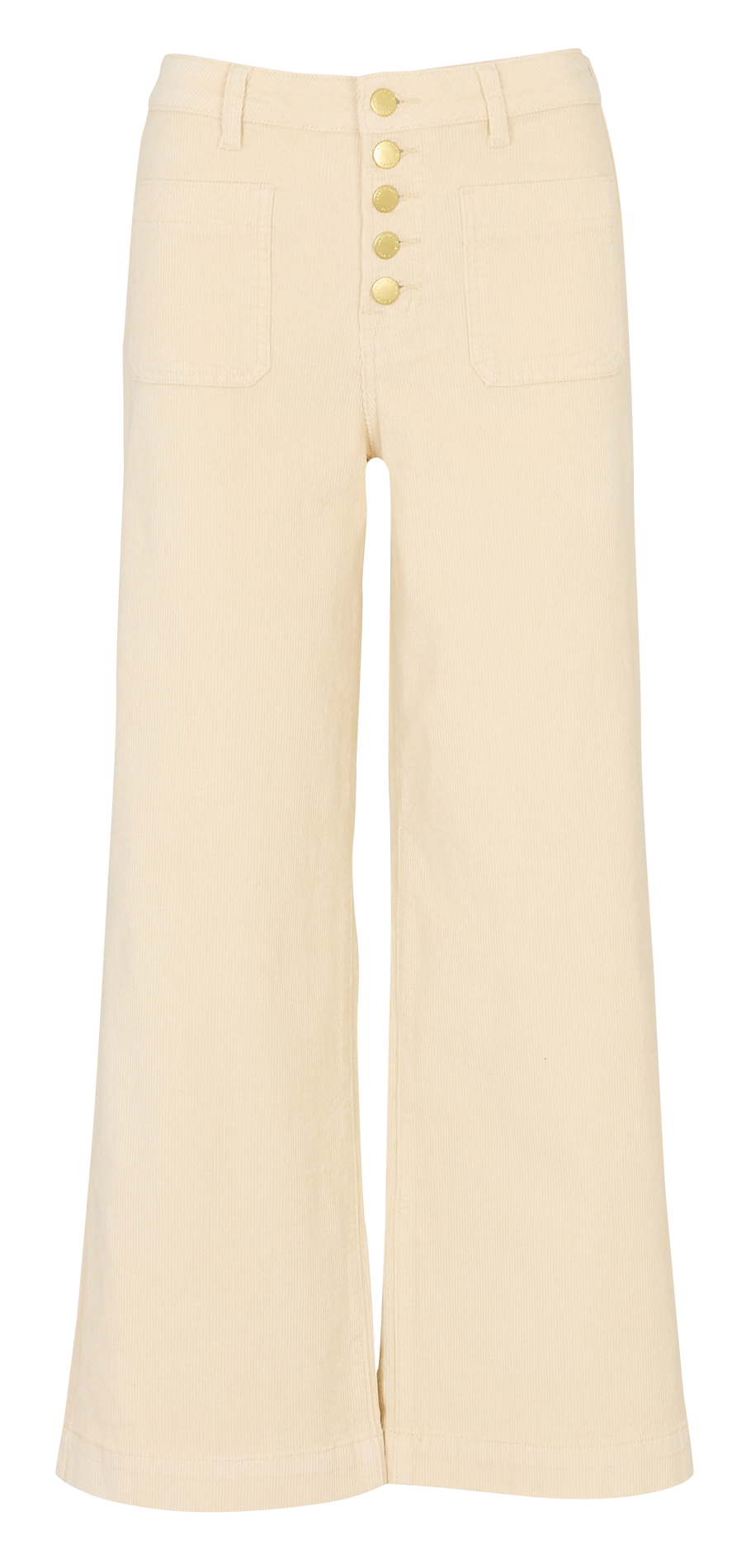 Jean taille haute évasée LA PETITE ETOILE Beige