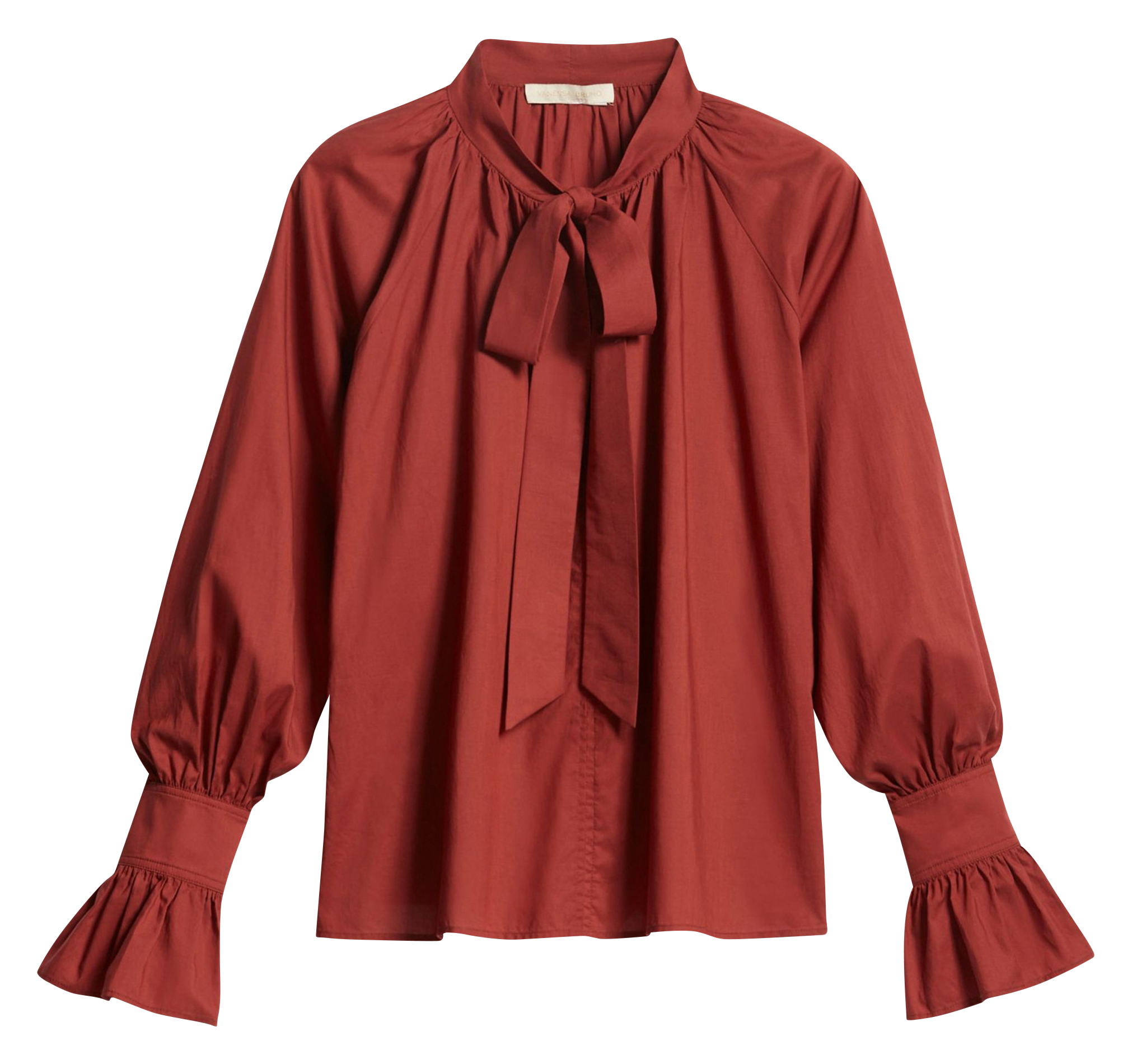 Pussy-bow blouse VANESSA BRUNO Red