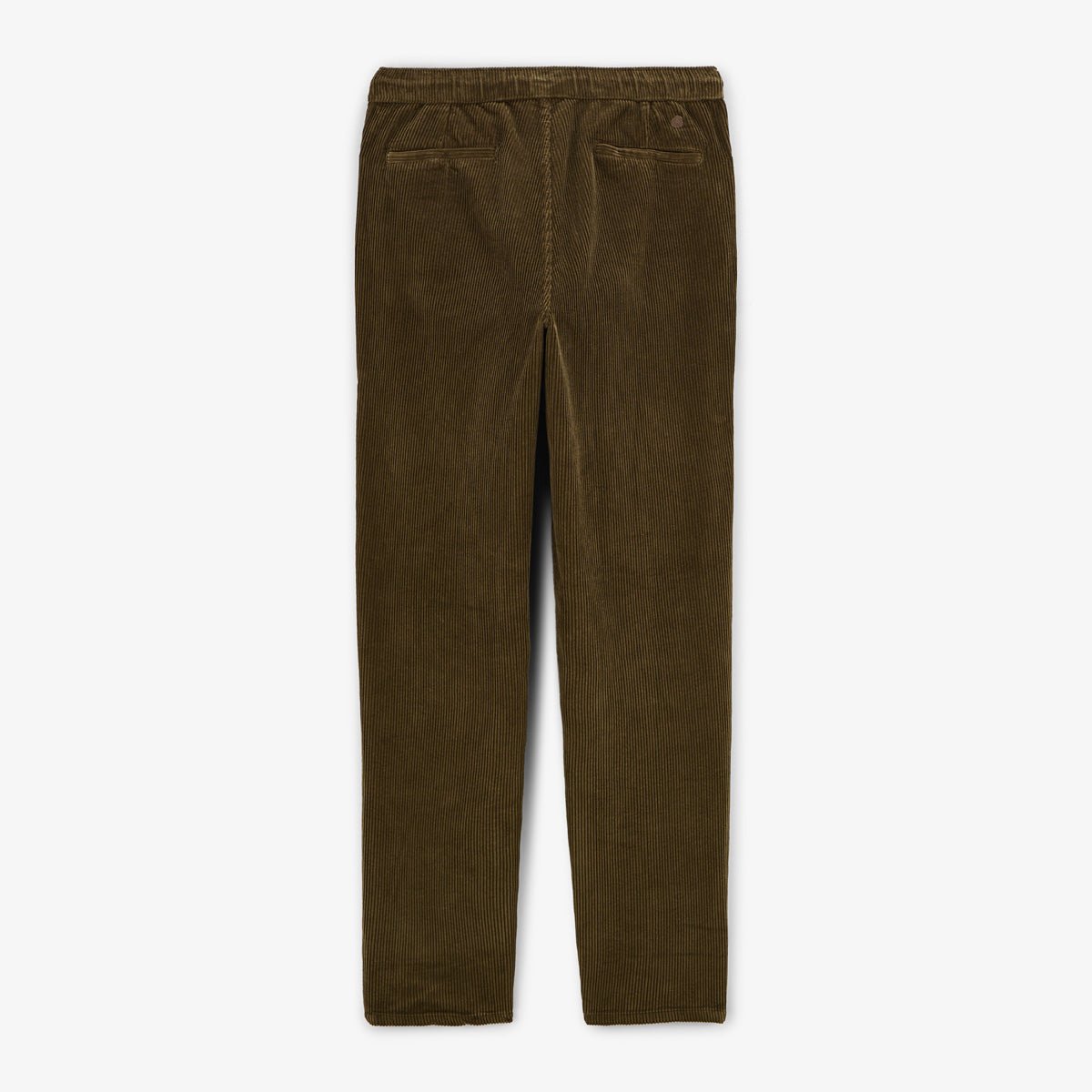 Straight leg pants with elastic waistband SERGE BLANCO Brown