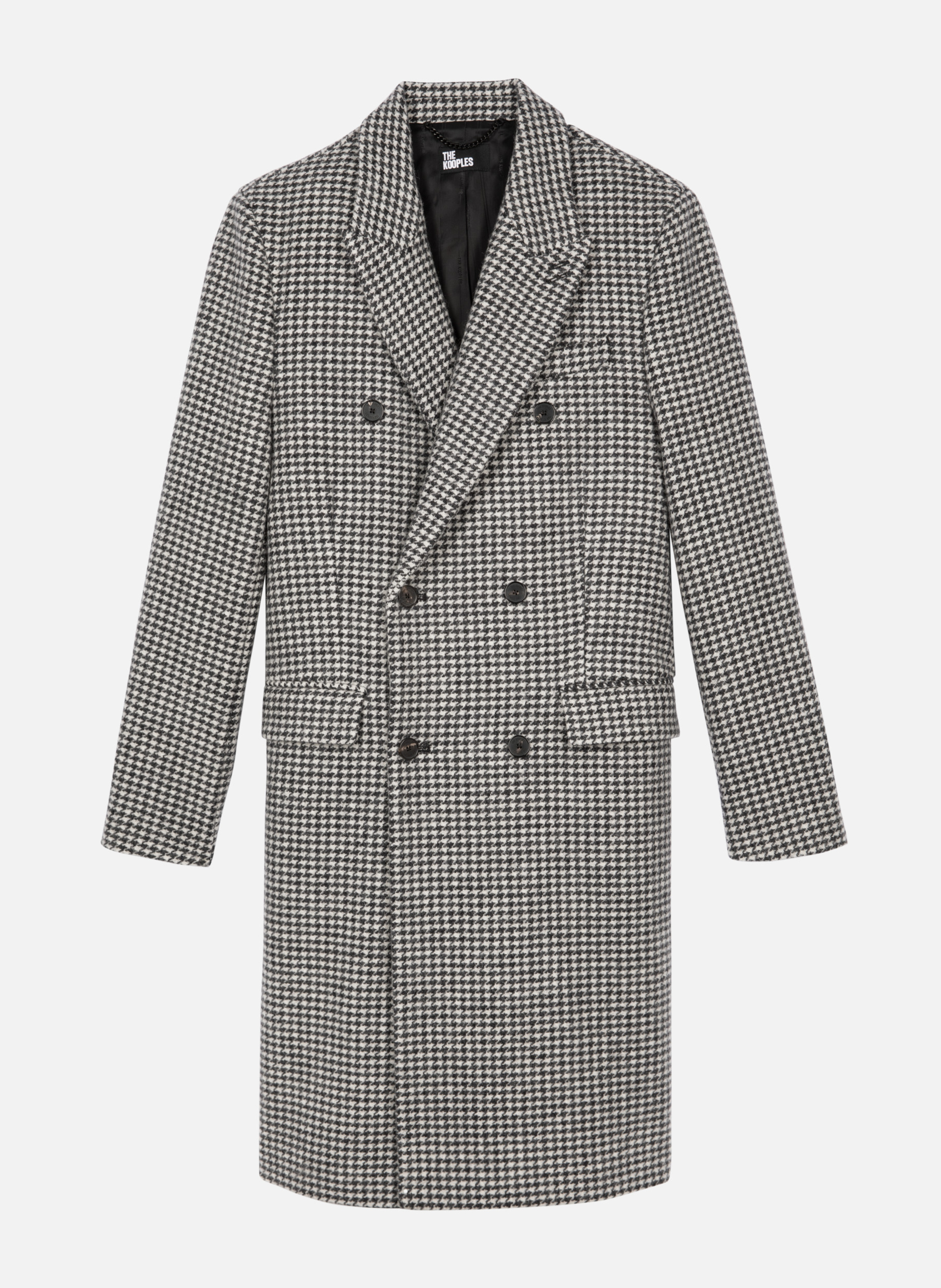 Houndstooth coat THE KOOPLES Black