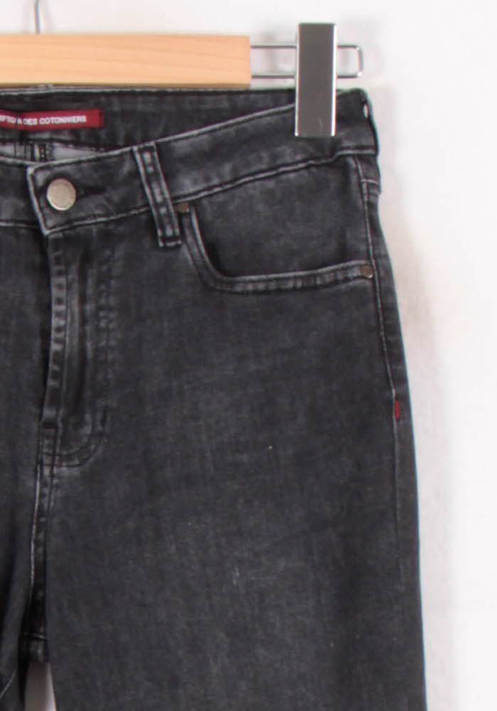 Cropped slim jeans with studs COMPTOIR DES COTONNIERS - Seconde main Grey