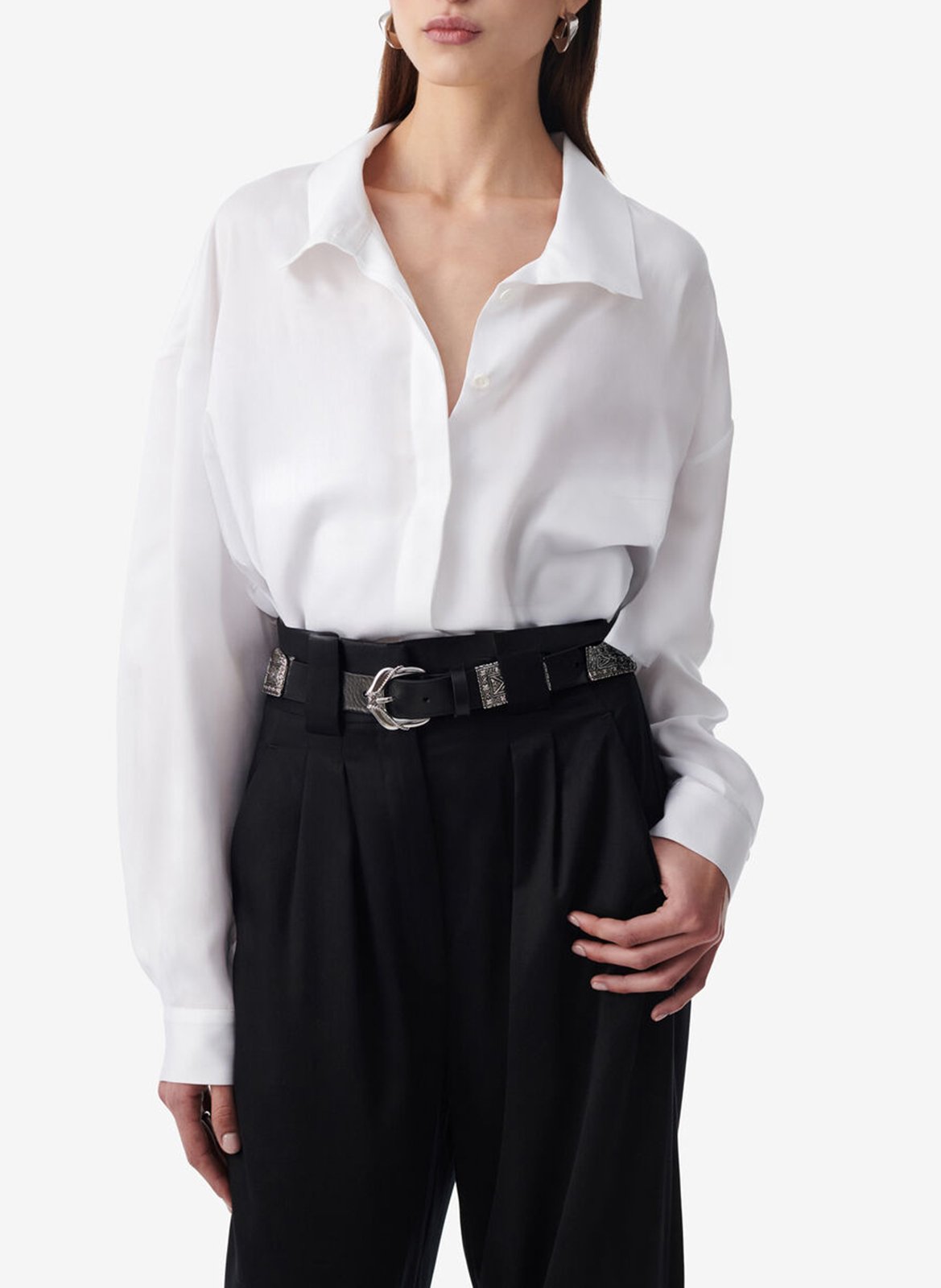 Chemise col classique IRO White