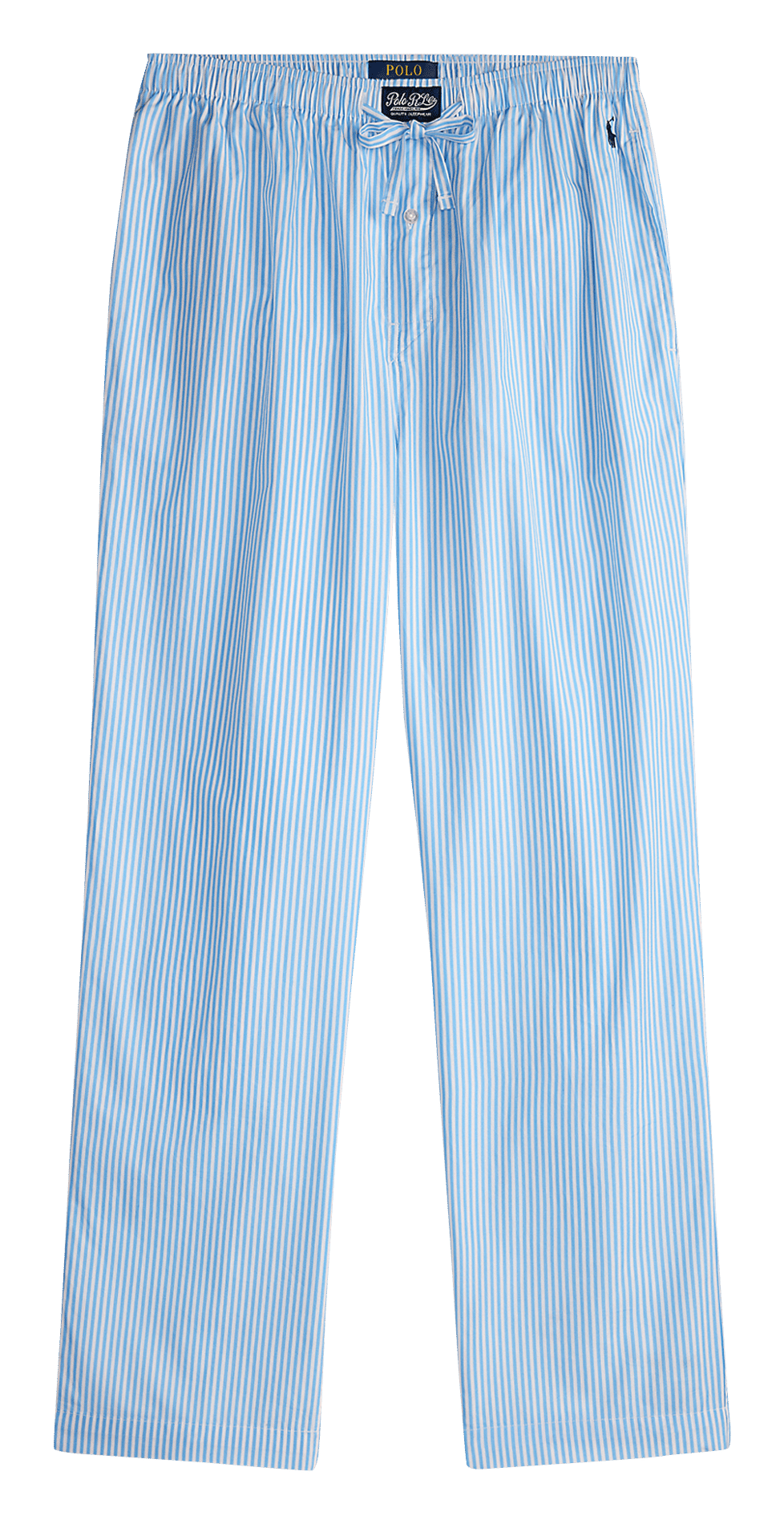 Pyjamahose mit Monogramm aus Baumwolle POLO RALPH LAUREN Blau