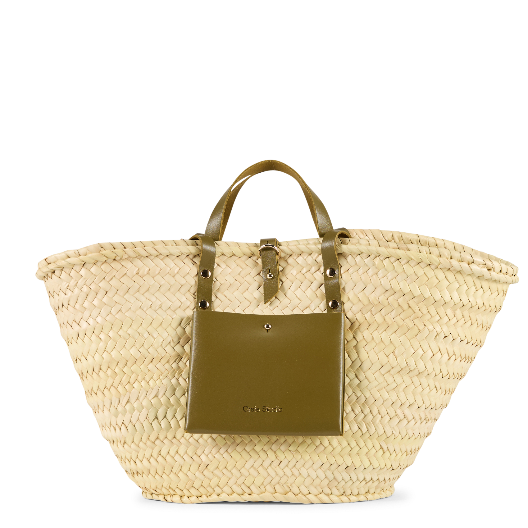 Gevlochten mand van doum CRAIE STUDIO