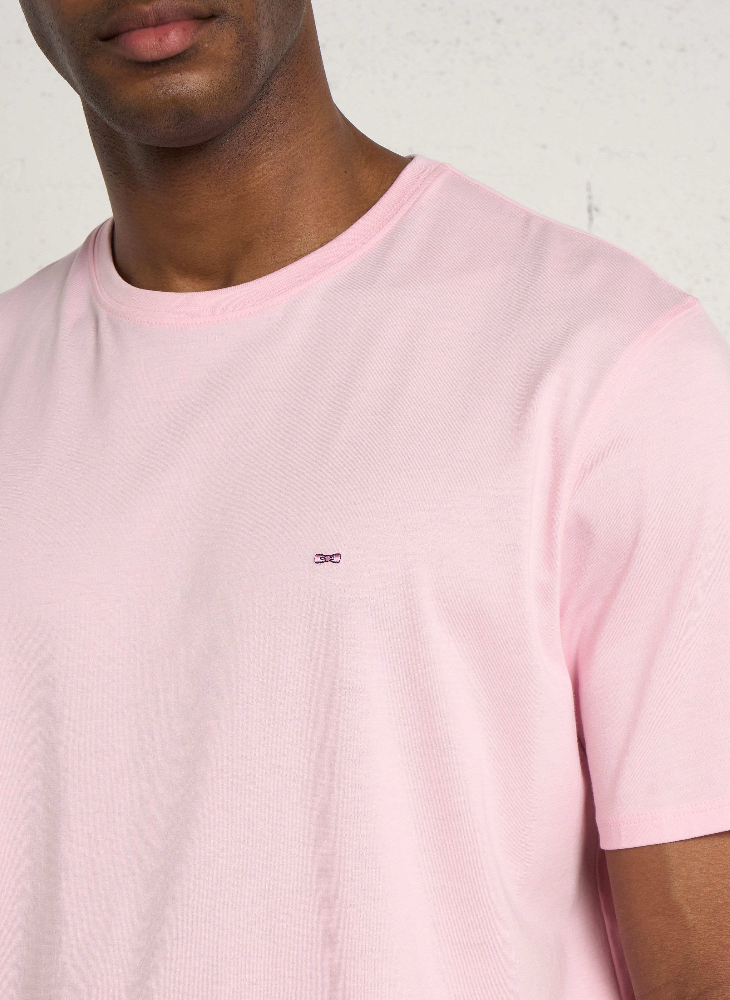 Tee-shirt oversize col rond en coton EDEN PARK Rose