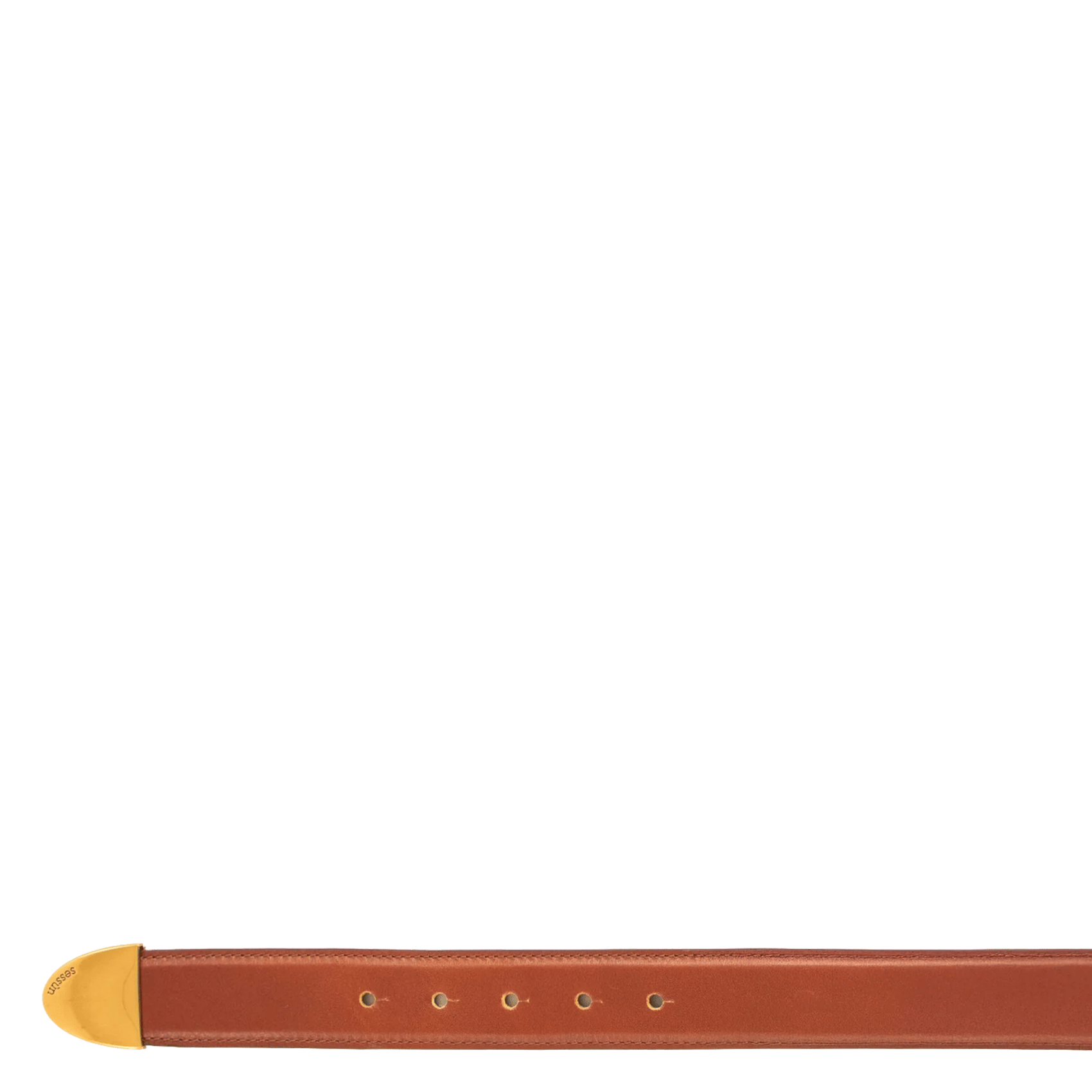 - Buckle closure. - Width: 3 cm.  Brown