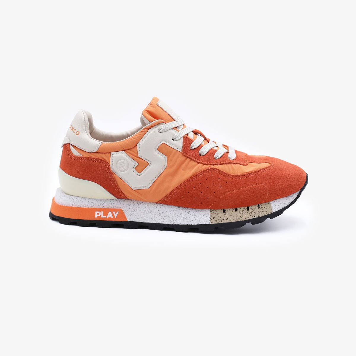 Two-tone sneakers SERGE BLANCO Orange