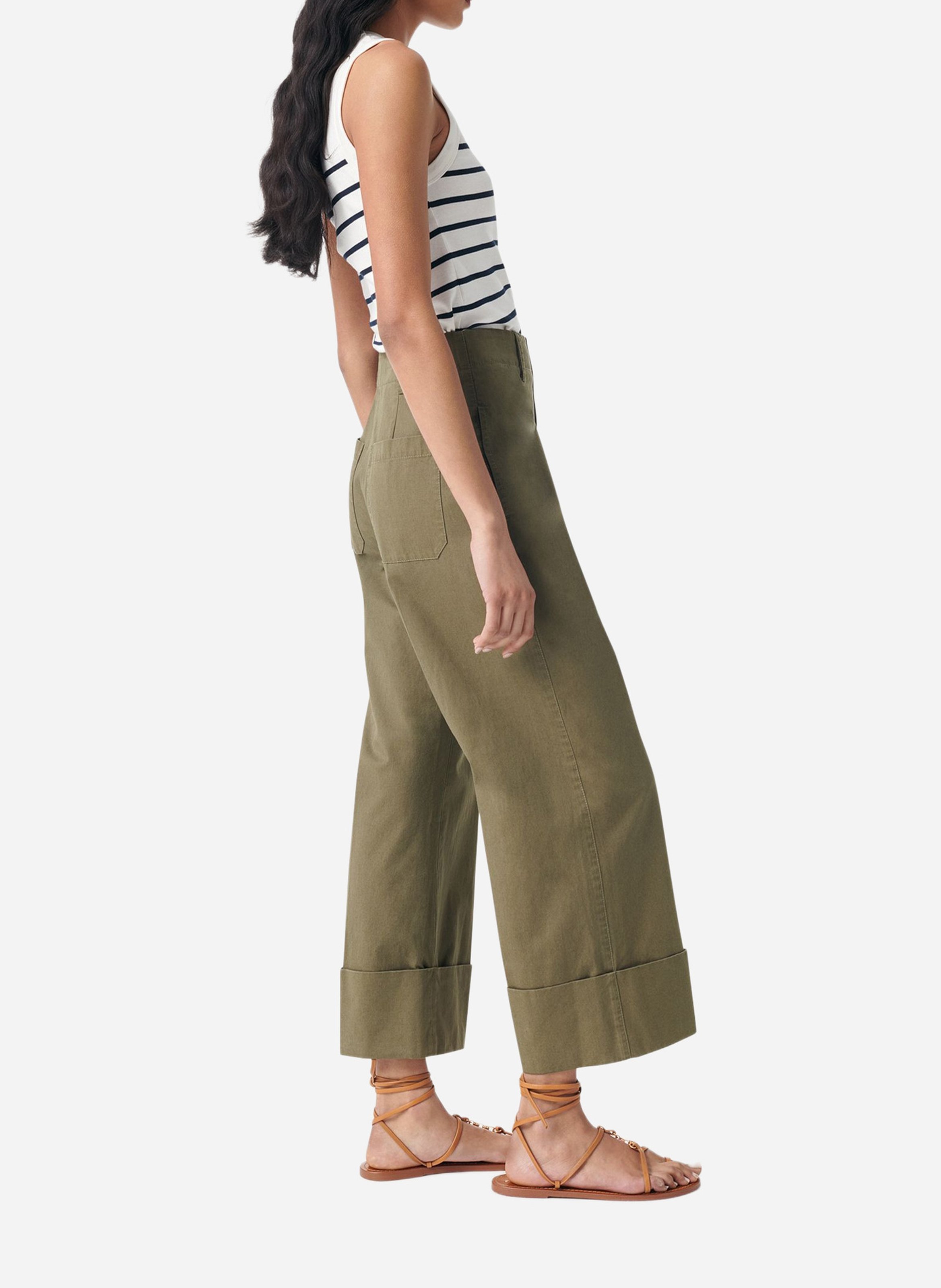 Wijde jeans VANESSA BRUNO Groen