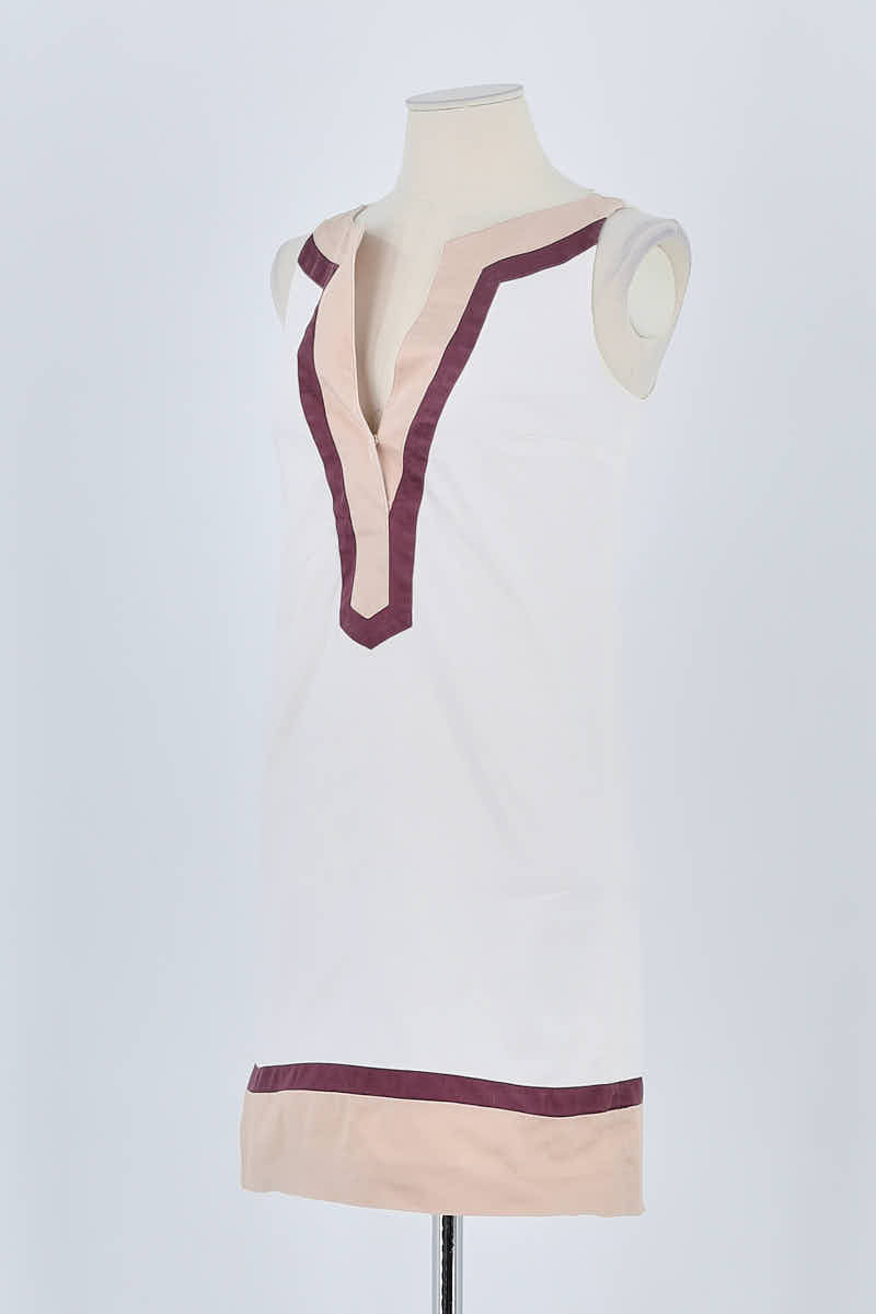 Robe TARA JARMON - Seconde Main Blanc