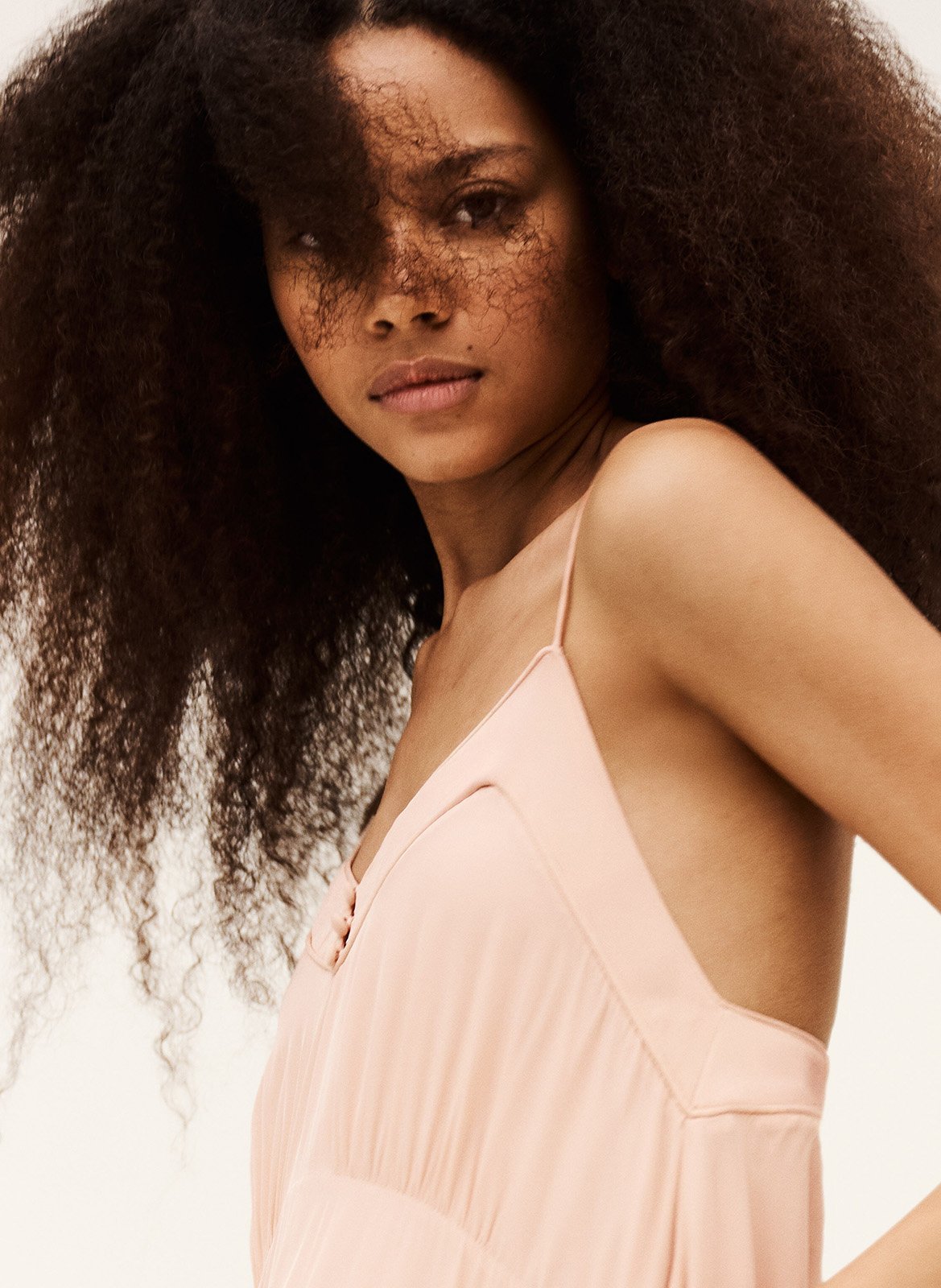 Robe courte col v  BA&SH Rose