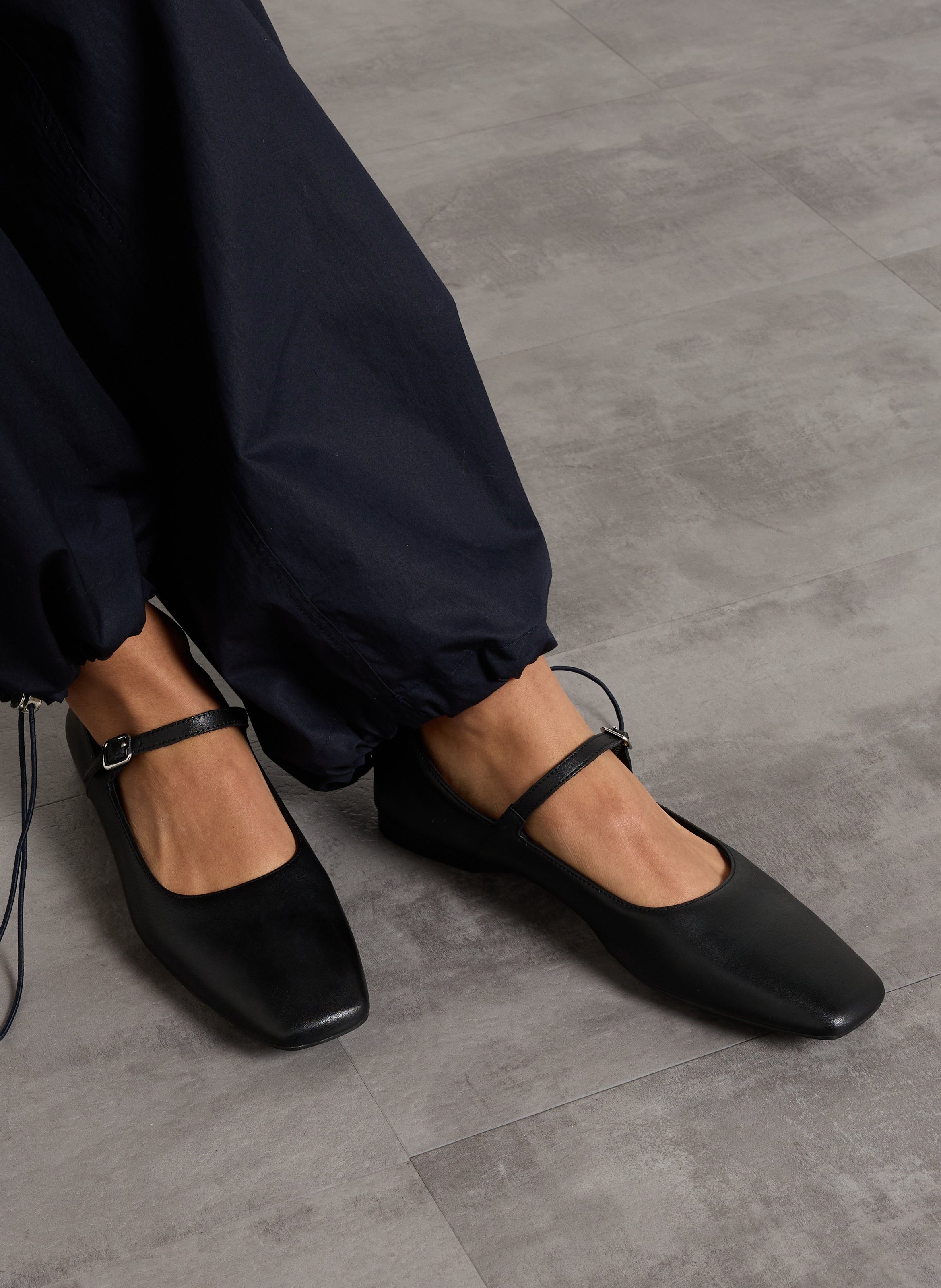 Ballerines en cuir VAGABOND Noir