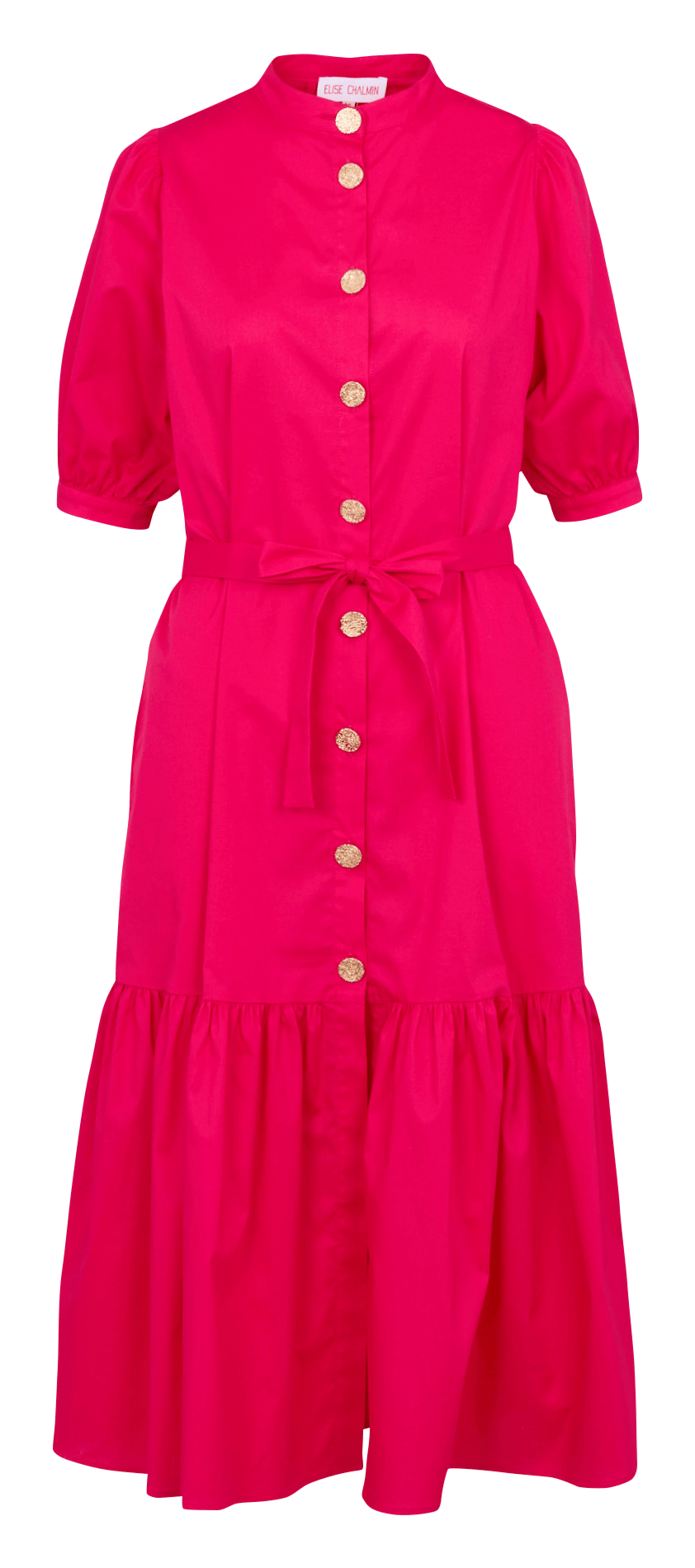 Long striped dress ELISE CHALMIN Pink