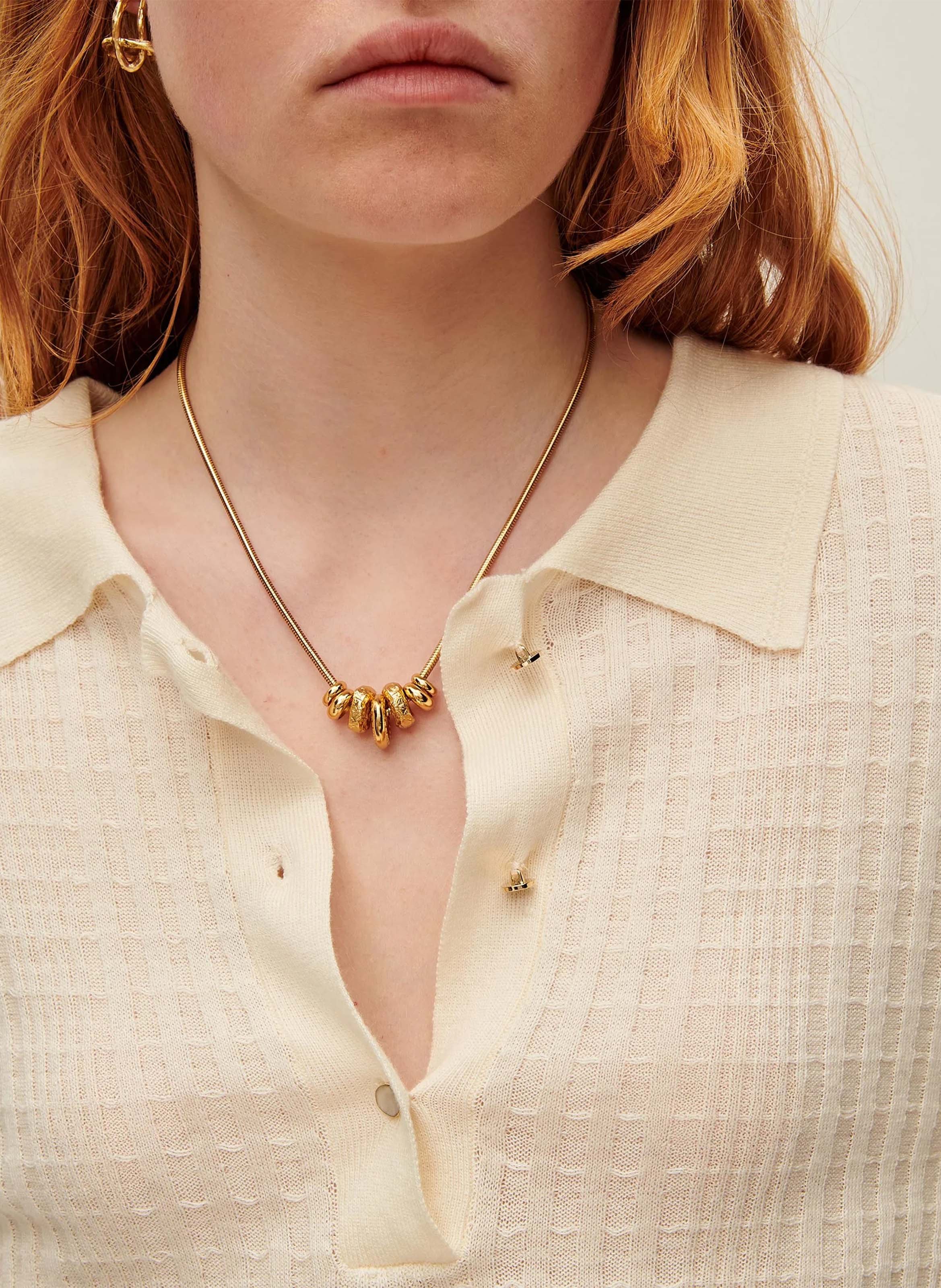 Collier avec anneaux - Look 1