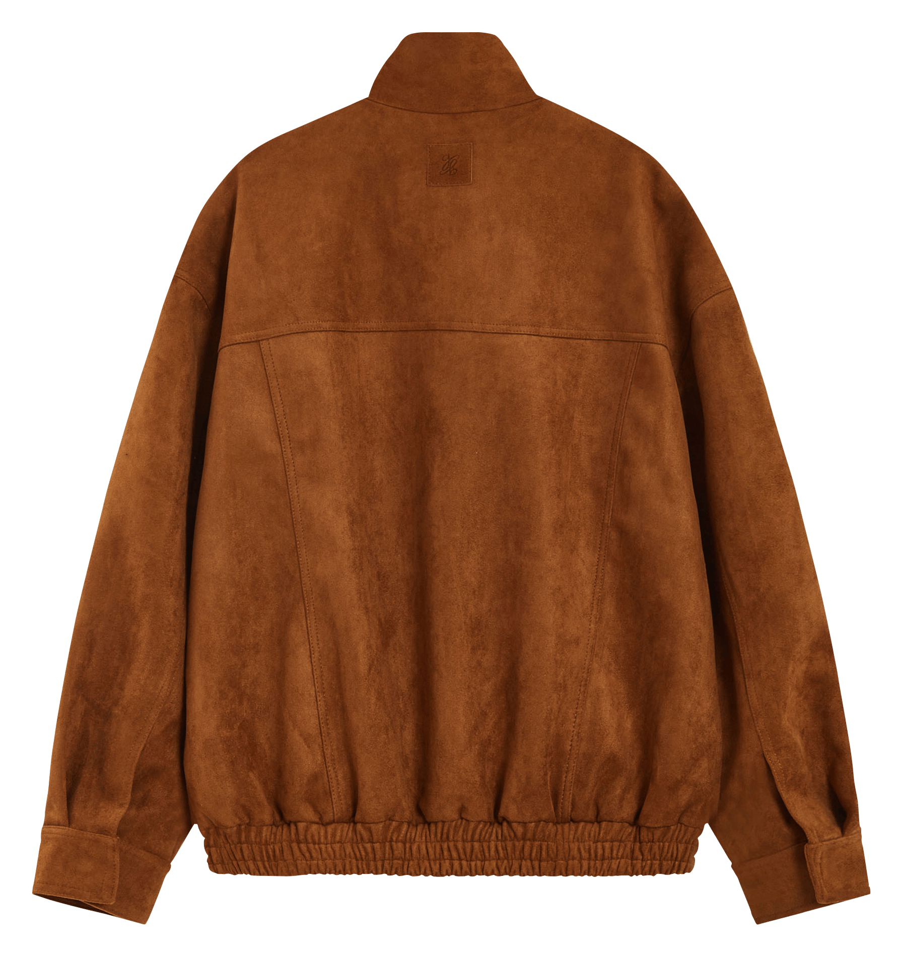 Oversized velvet high-neck jacket GRACE ET MILA Brown