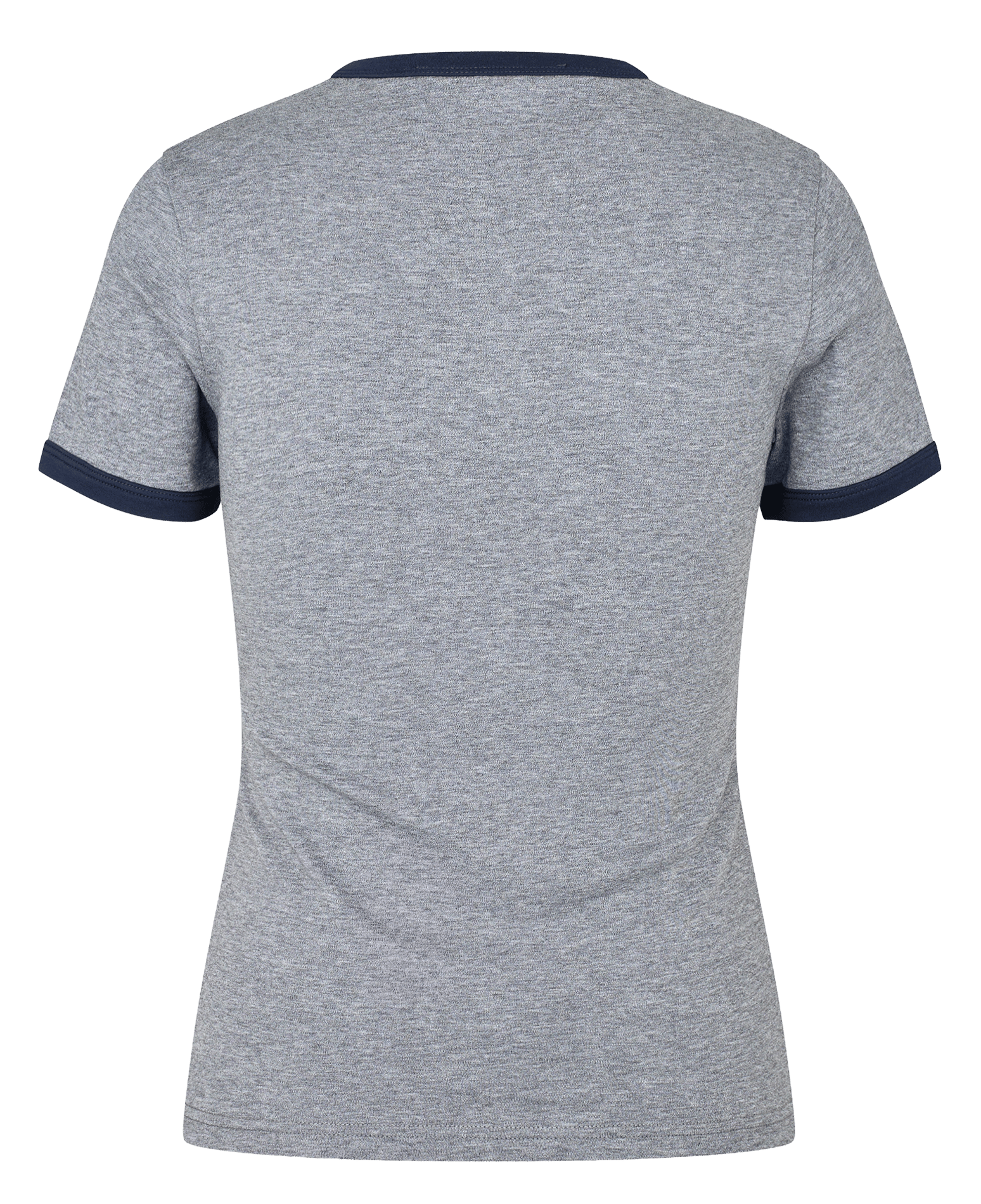 T-shirt droit col rond imprimé en coton bio SAMSOE SAMSOE Gris