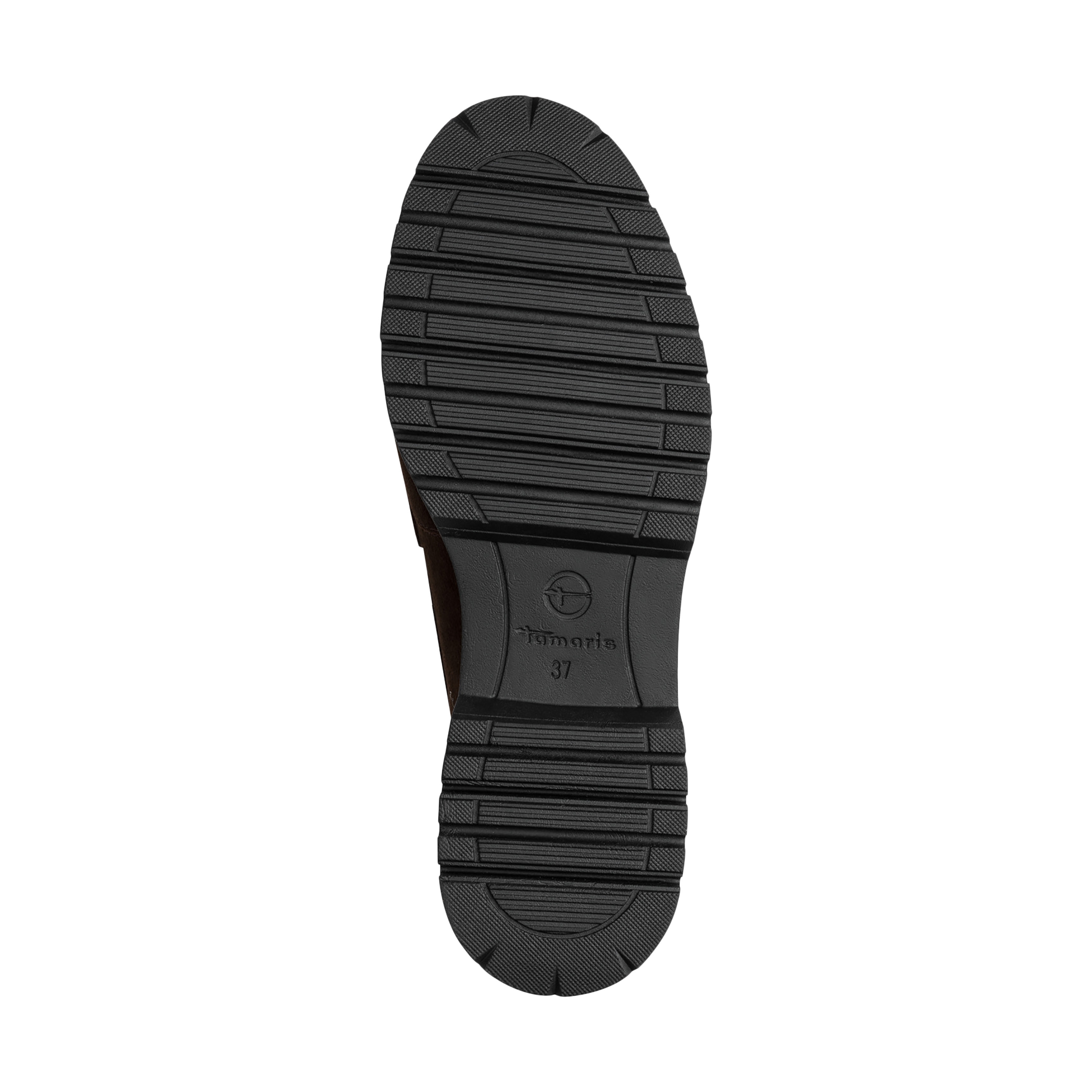 Leather moccasins TAMARIS Brown