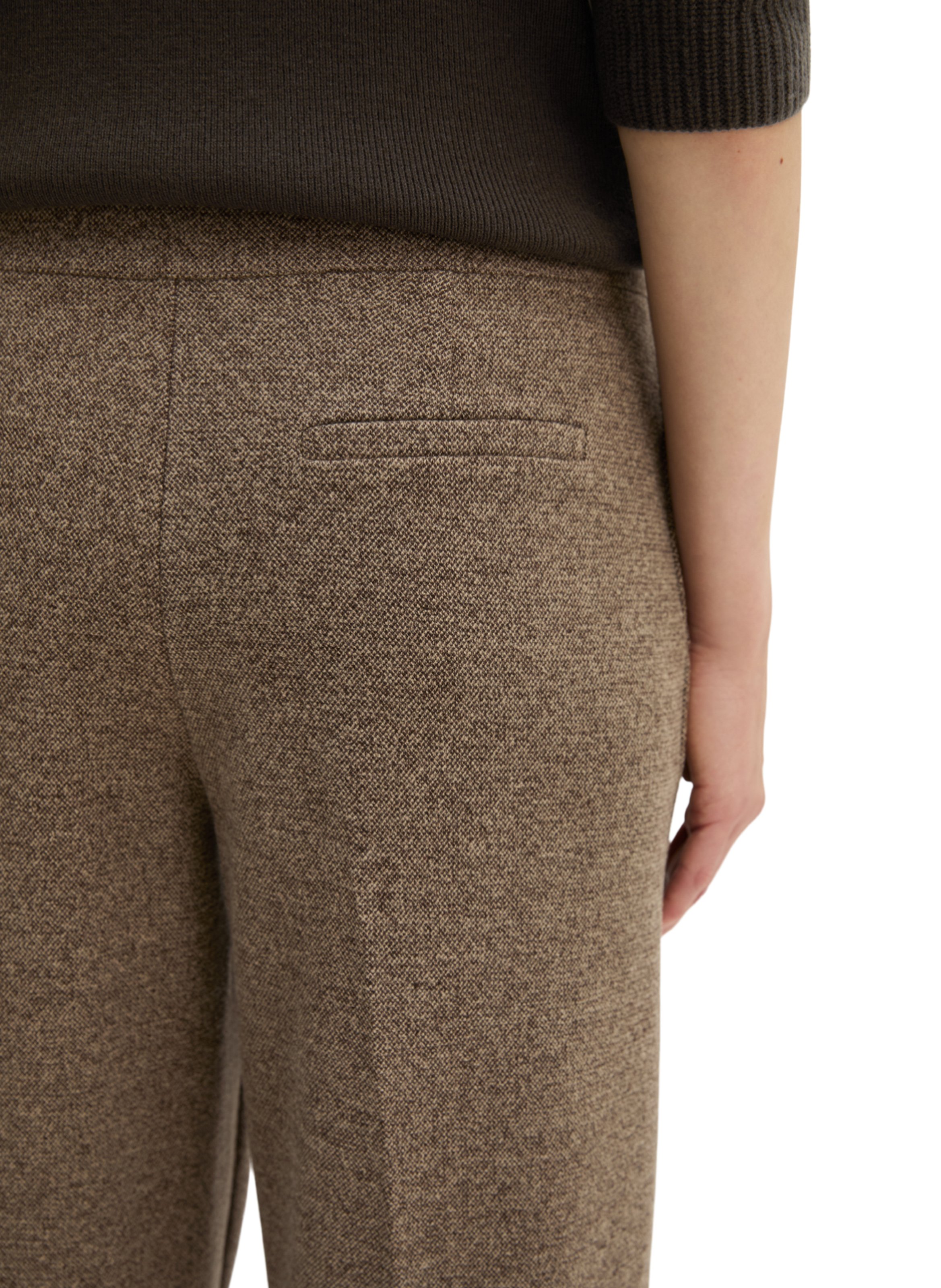 Pantalon droit en coton mélangé MARC O'POLO Marron