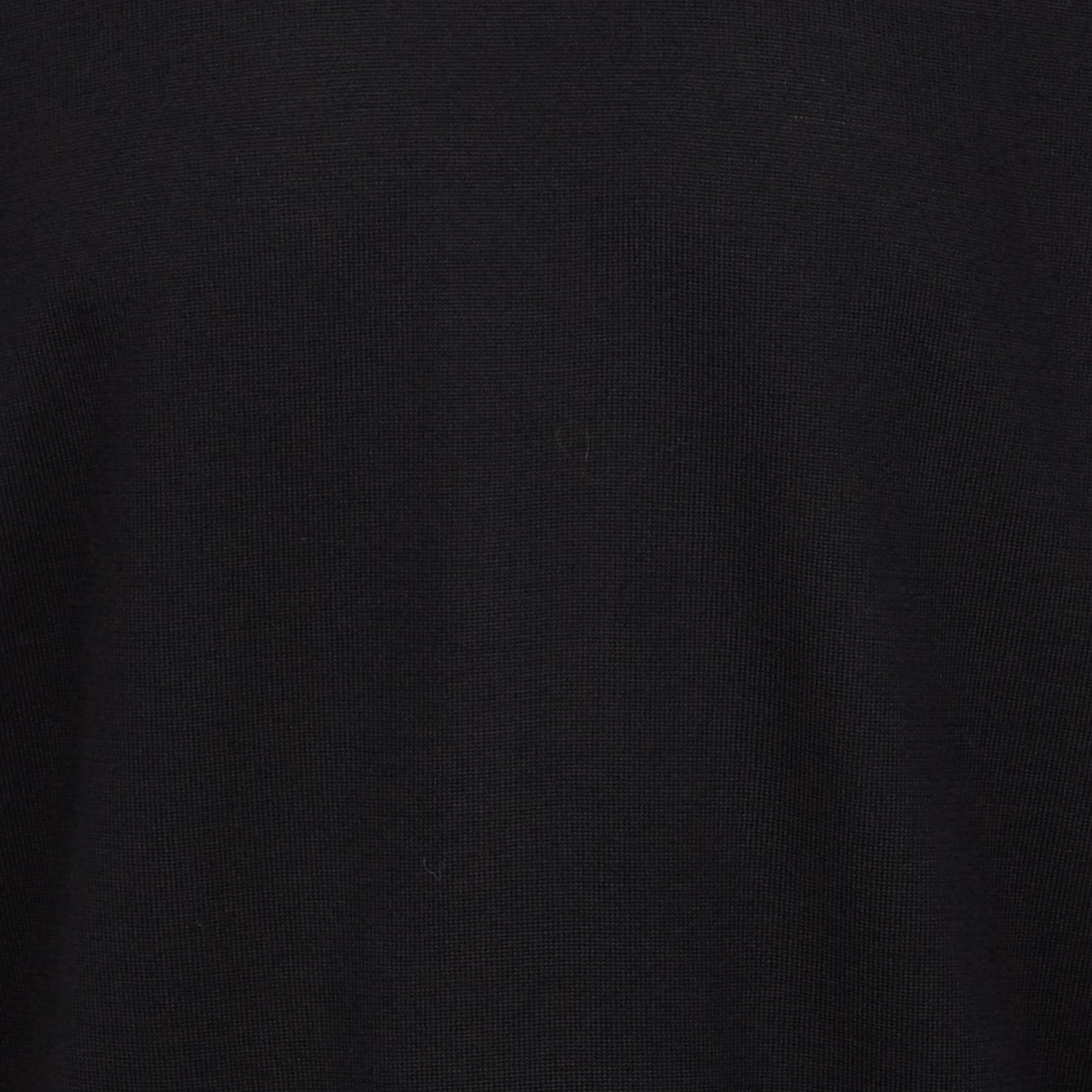 Pull col montant regular-fit en laine SANDRO Noir