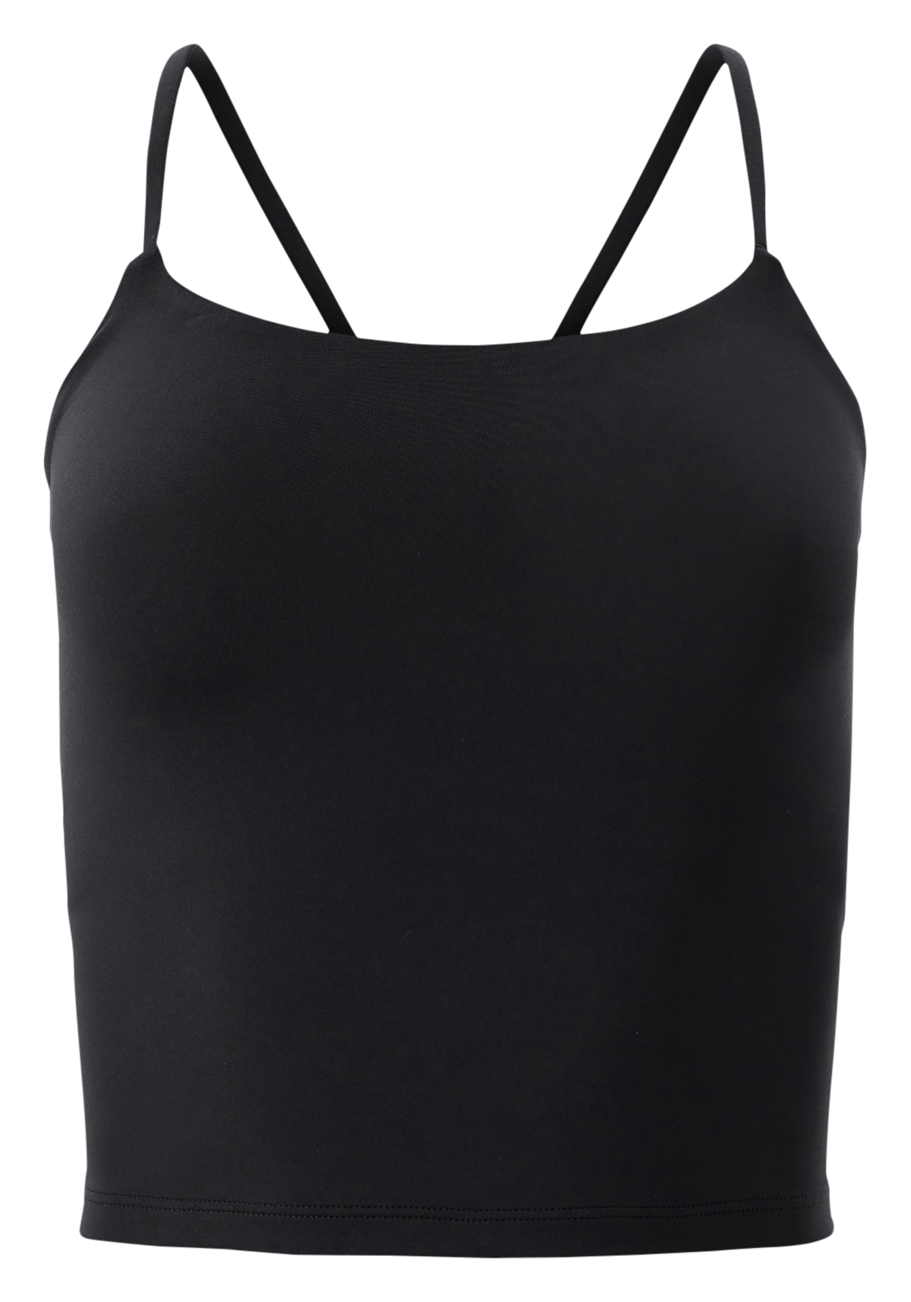 Cropped racer-back tank top GIRLFRIEND COLLECTIVE Black