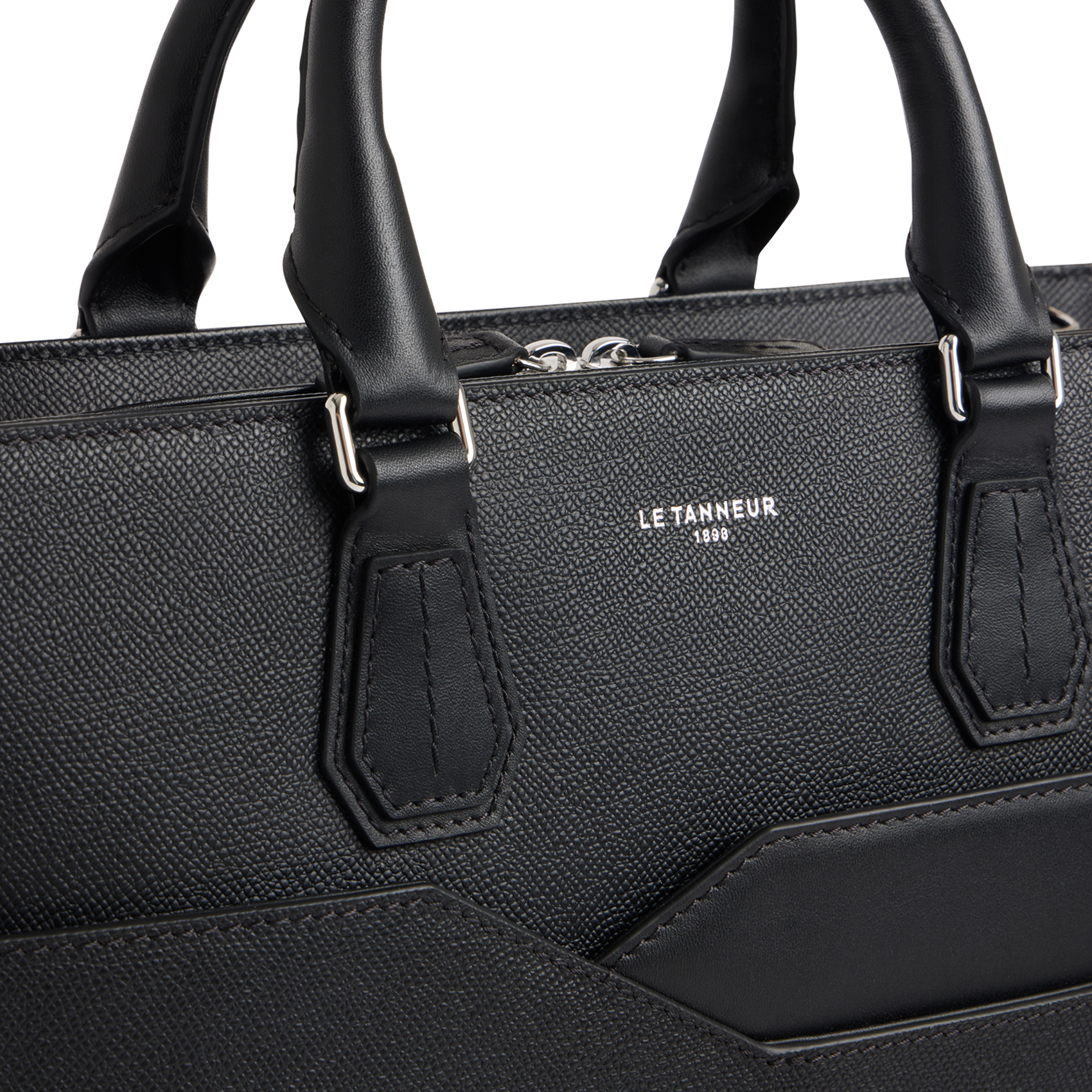 Leren aktetas LE TANNEUR Zwart