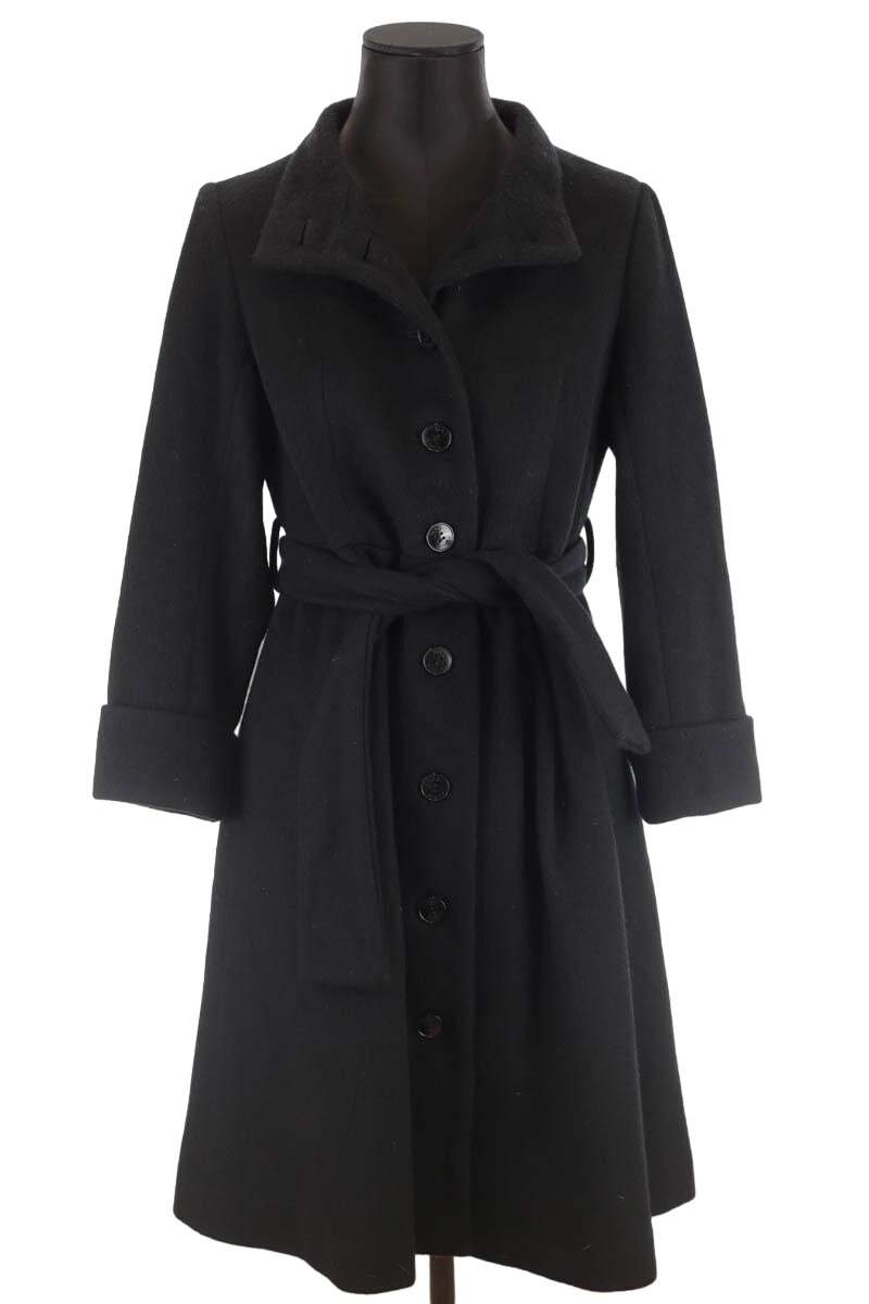 Manteau En Laine Noir Agnes B. Seconde Main Femme 81173 Place des Tendances