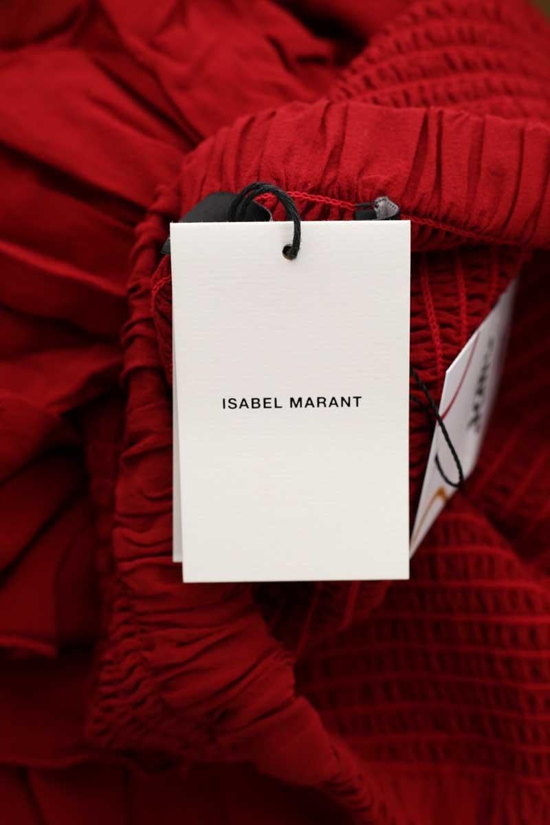 Silk mini-skirt ISABEL MARANT - Seconde Main Red