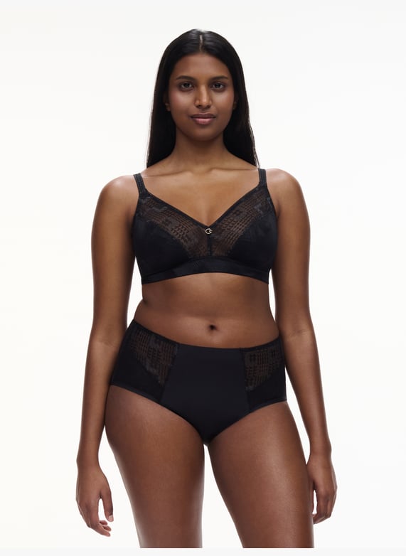 Non-wired support bra | Black by CHANTELLE Non-wired support bra Black