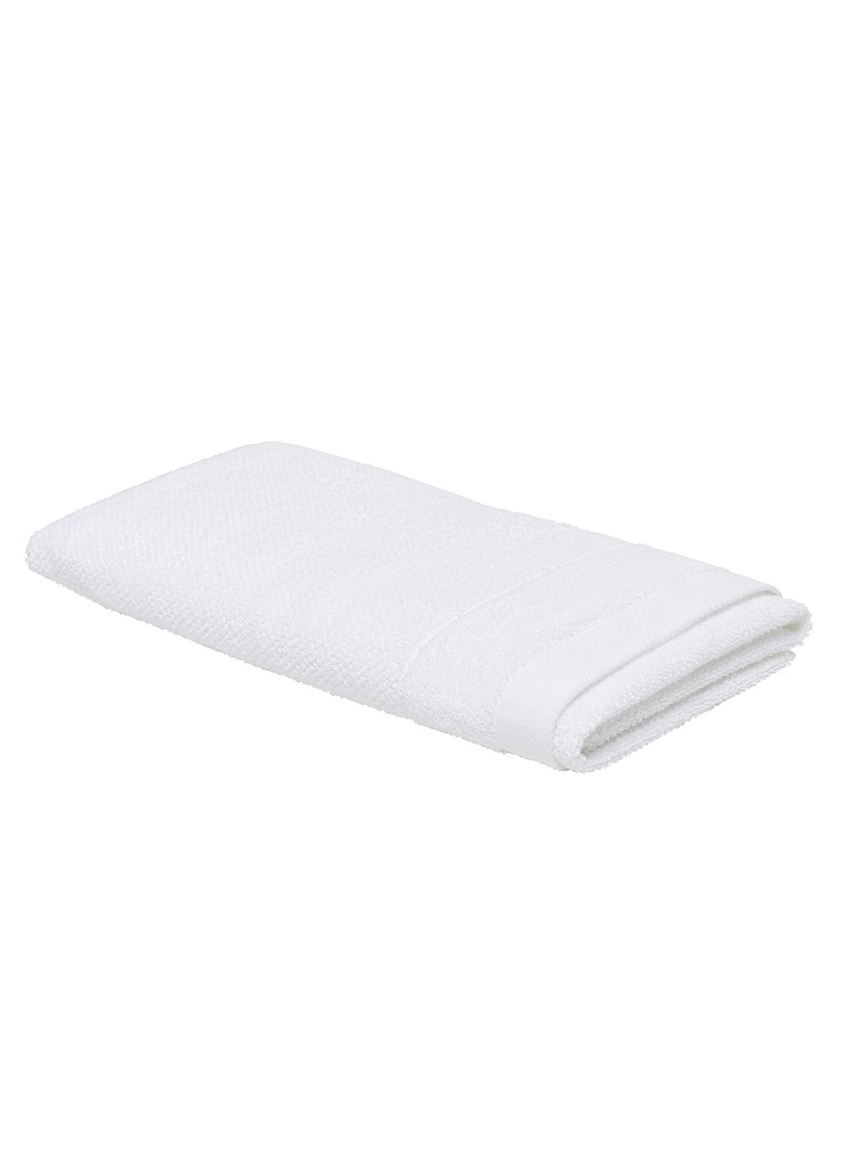 Plain cotton bath towel TODAY LINGE DE MAISON White