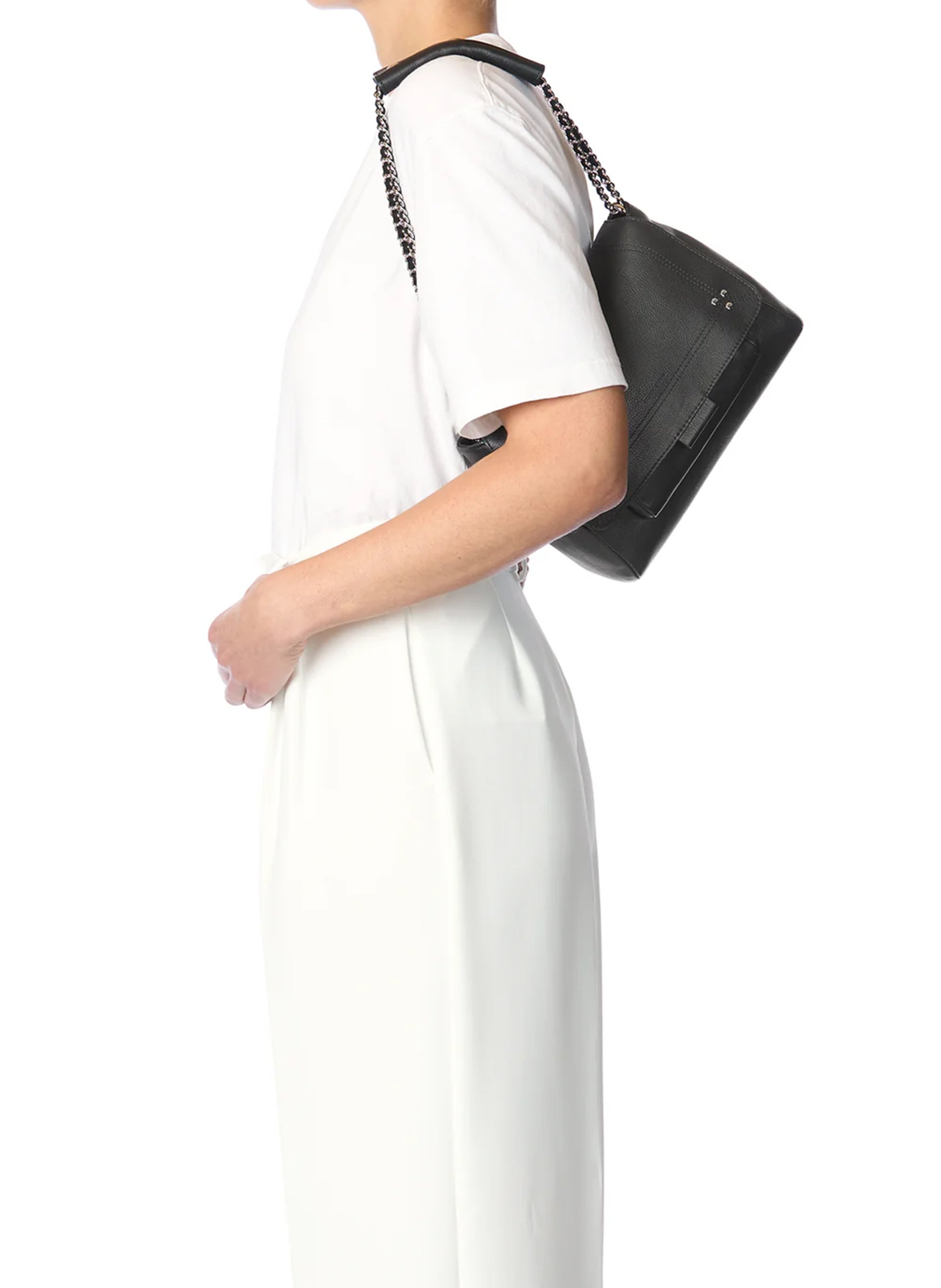 Sac besace porté épaule en cuir JEROME DREYFUSS Noir