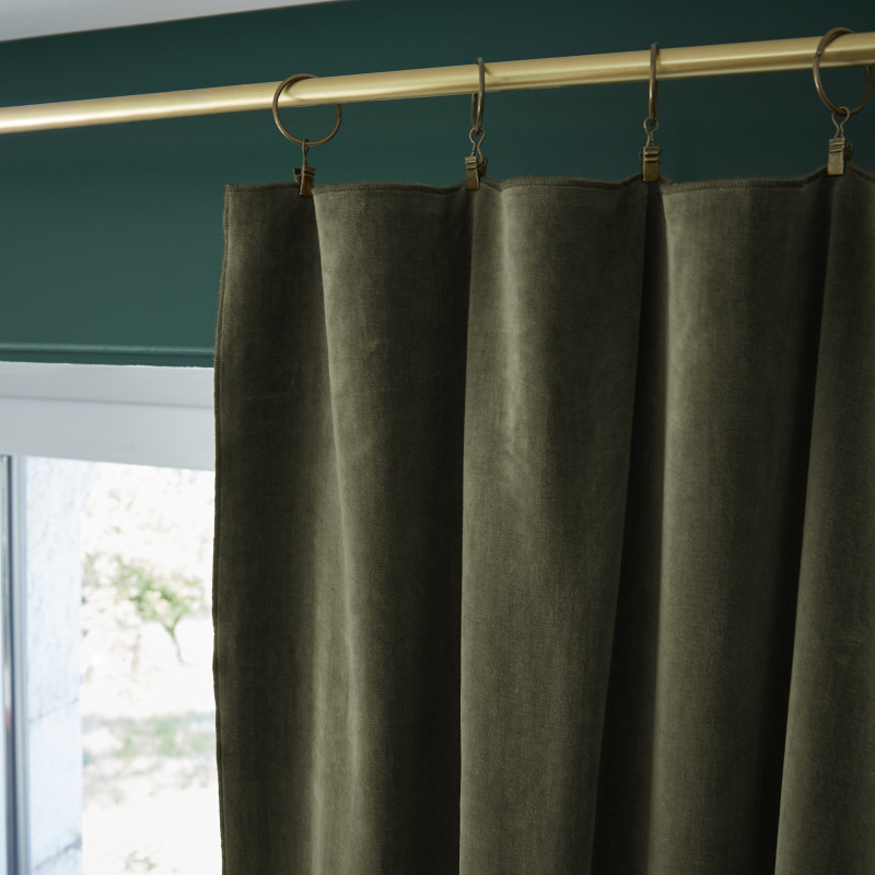 Blackout and Thermal Curtains L'EFFET PAPILLON Green