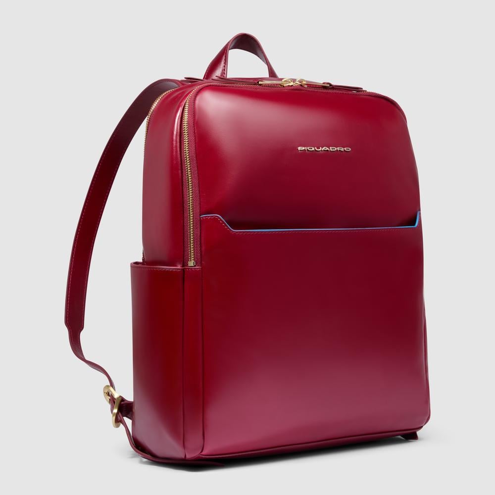 Women's laptop backpack 14" PIQUADRO Red
