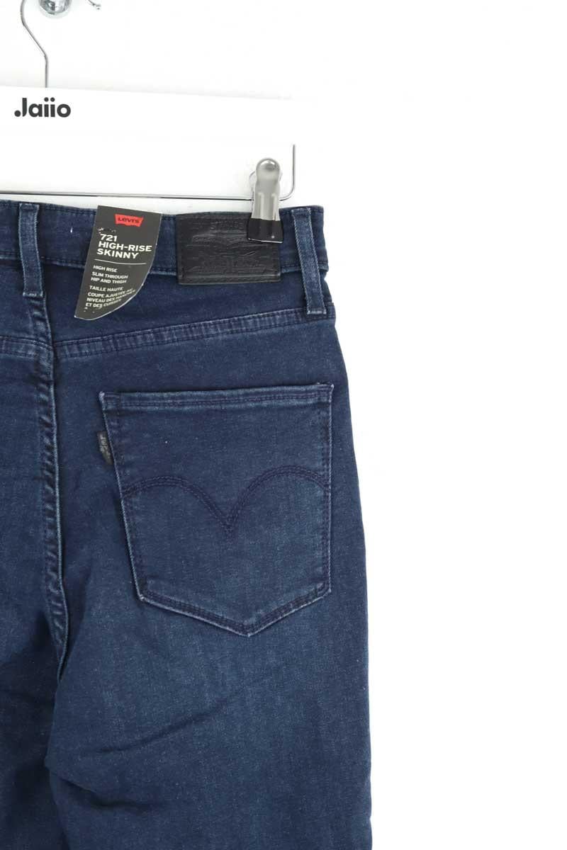 Cotton skinny jeans LEVI'S - Seconde main Blue