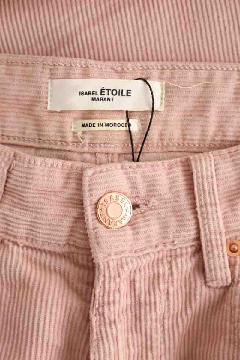 Slim-fit cotton cargo pants ISABEL MARANT ÉTOILE - SECONDE MAIN Pink