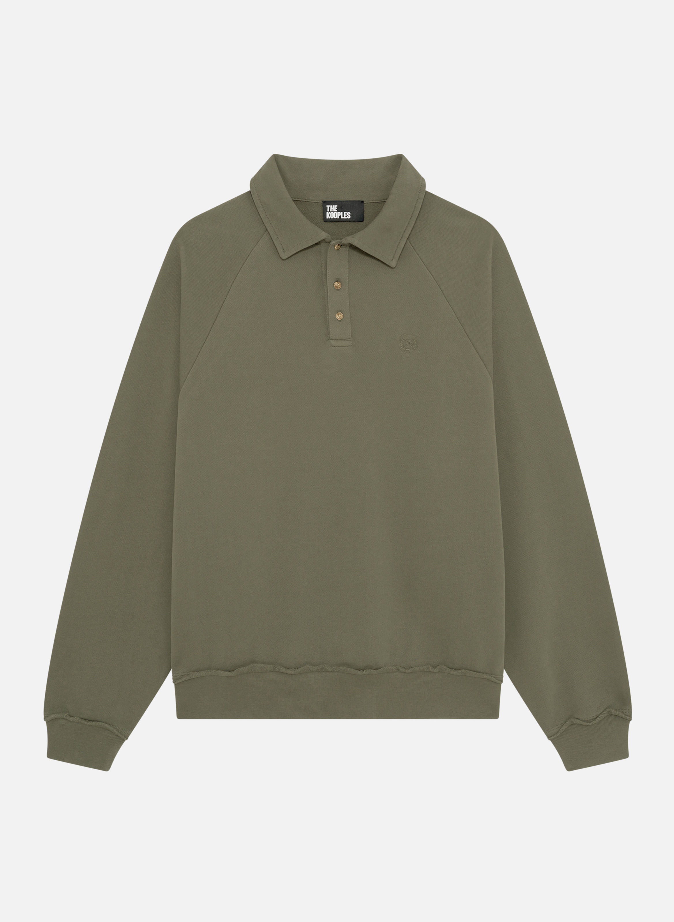 Polo collar sweatshirt THE KOOPLES Green