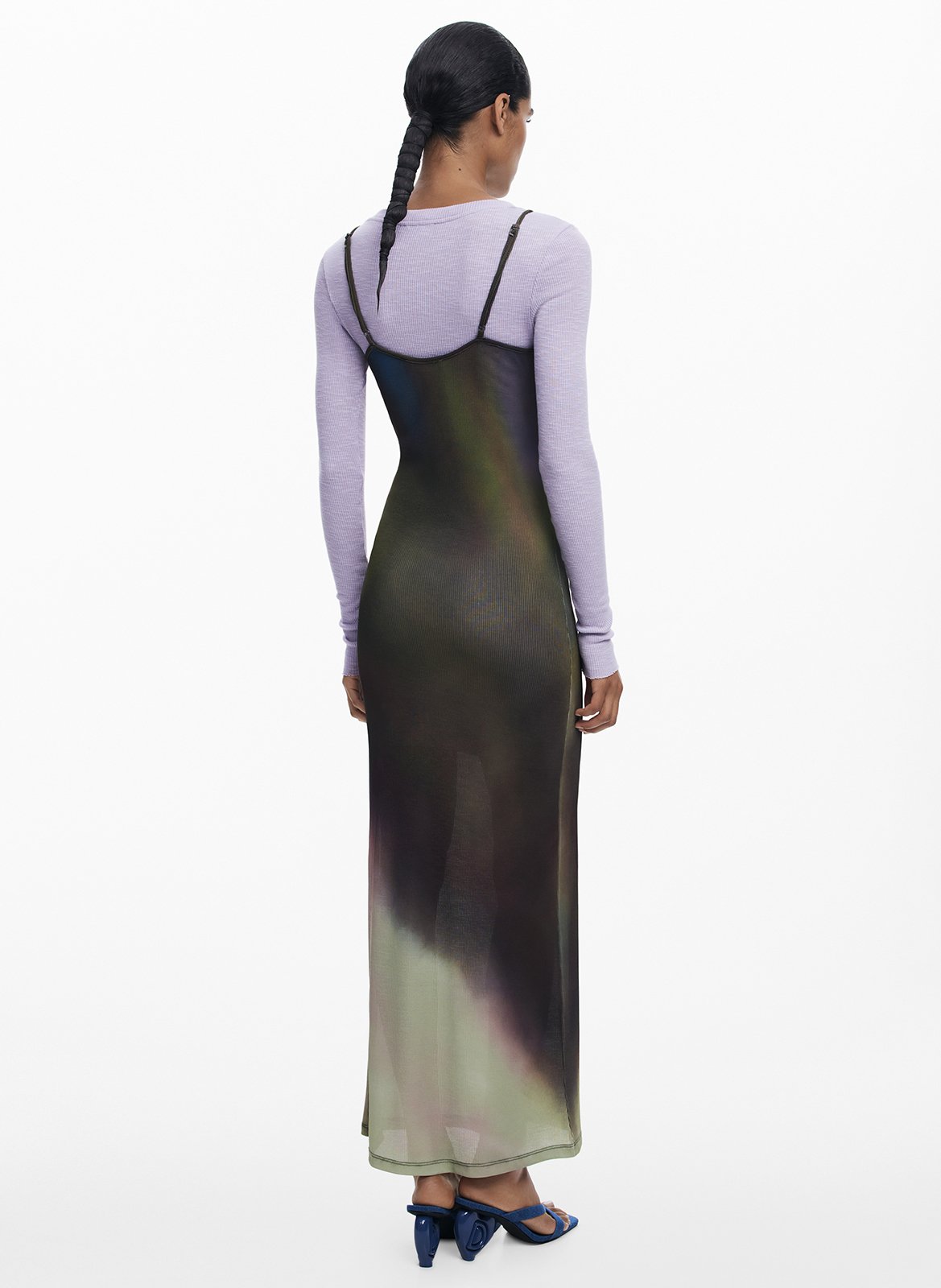 Robe 2 en 1 t-shirt imprimée DESIGUAL Rouge