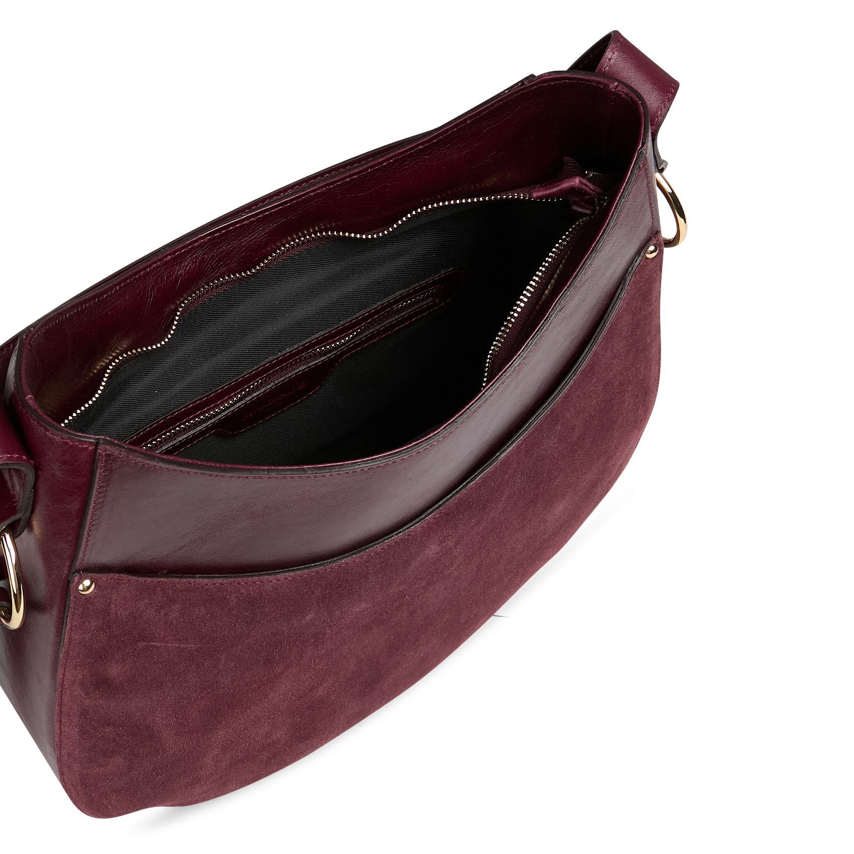 Sac porté épaule en cuir MAISON 123 Rouge